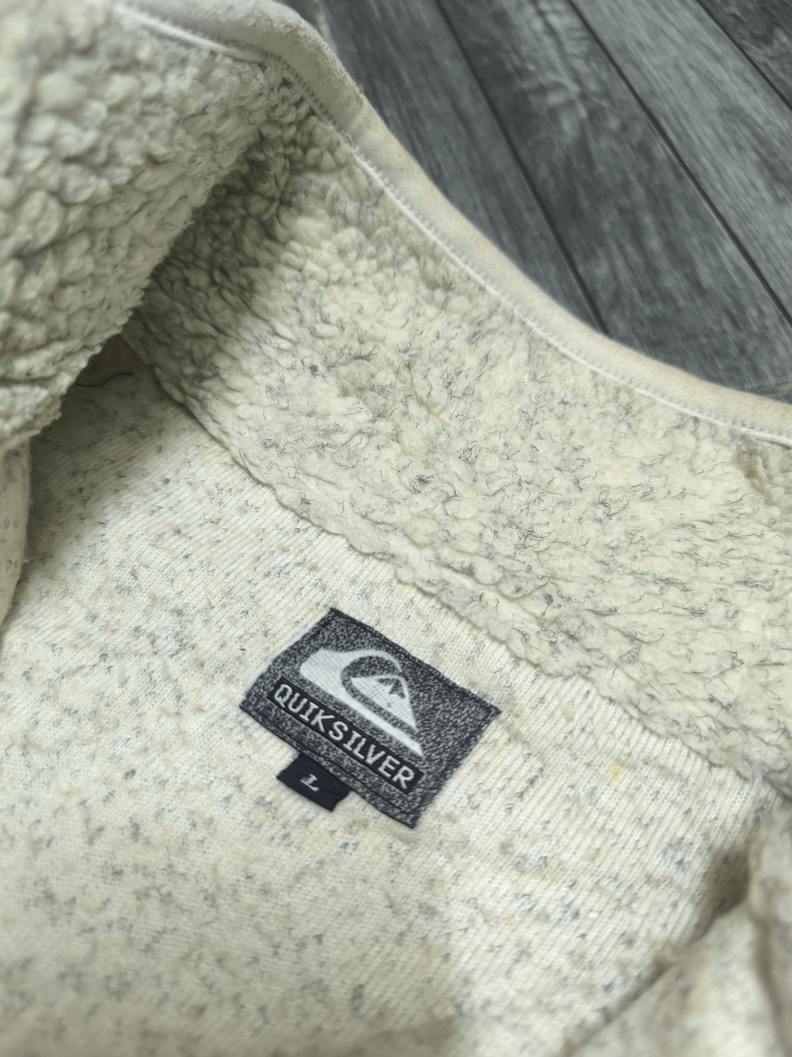 Quiksilver × Vintage Vintage Quiksilver vest fleece Size US L / EU 52-54 / 3 - 6 Thumbnail