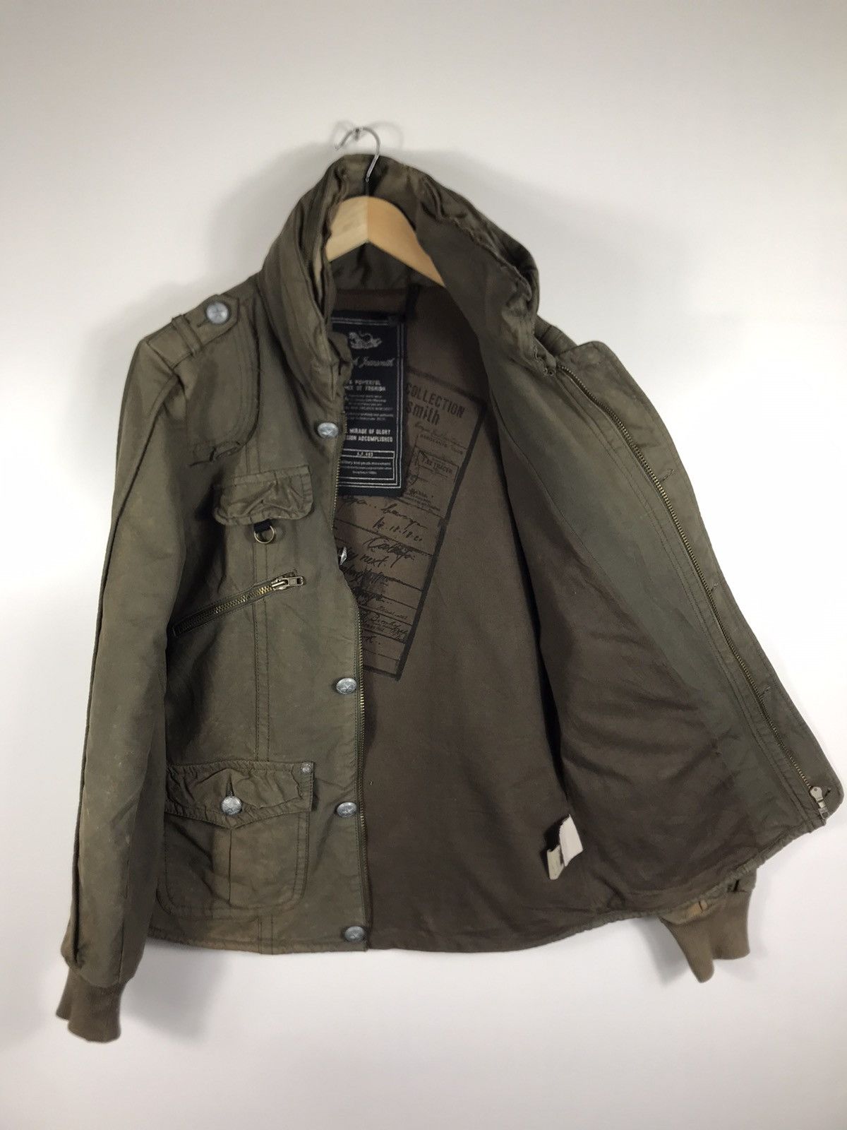 Japanese Brand ⚡️Vintage Tough JeanSmith Distressed Faded Workwear Jacket Size US M / EU 48-50 / 2 - 8 Thumbnail