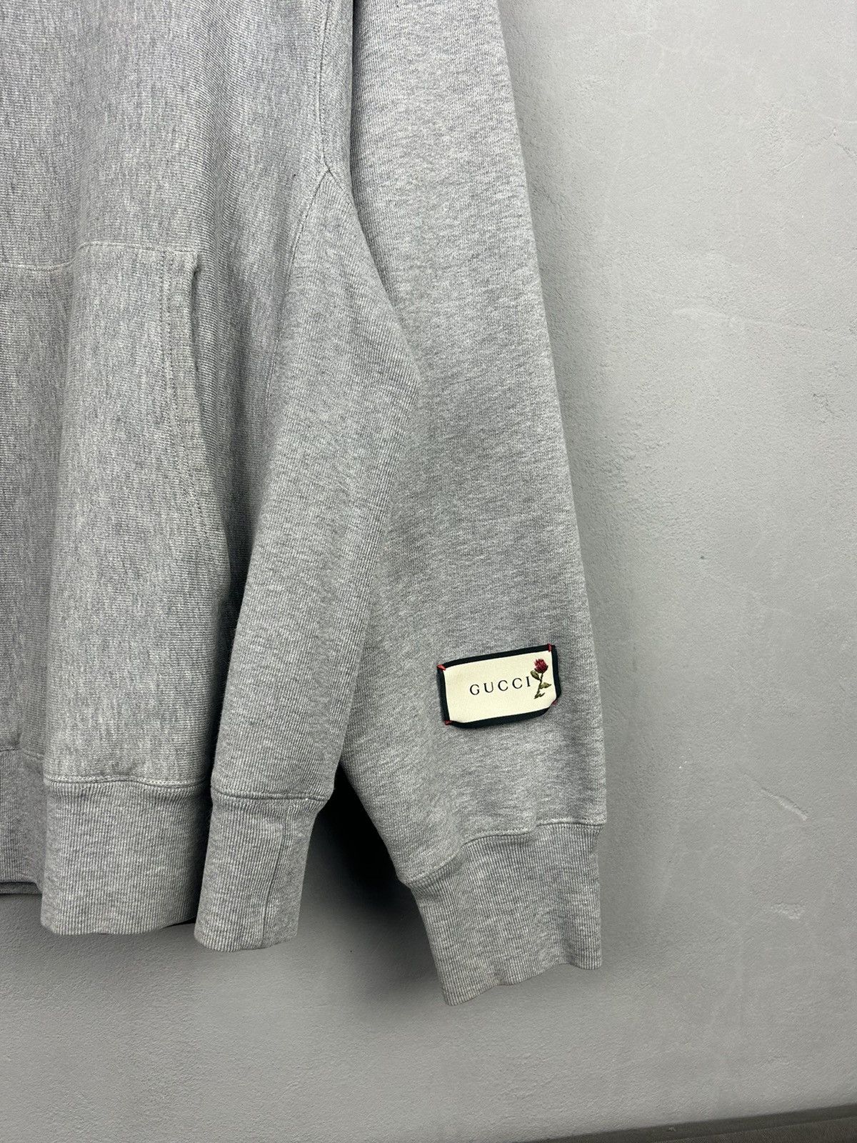 Gucci Gucci “The Face” Grey Hoodie – Box Logo Style – Size M Size US M / EU 48-50 / 2 - 3 Thumbnail