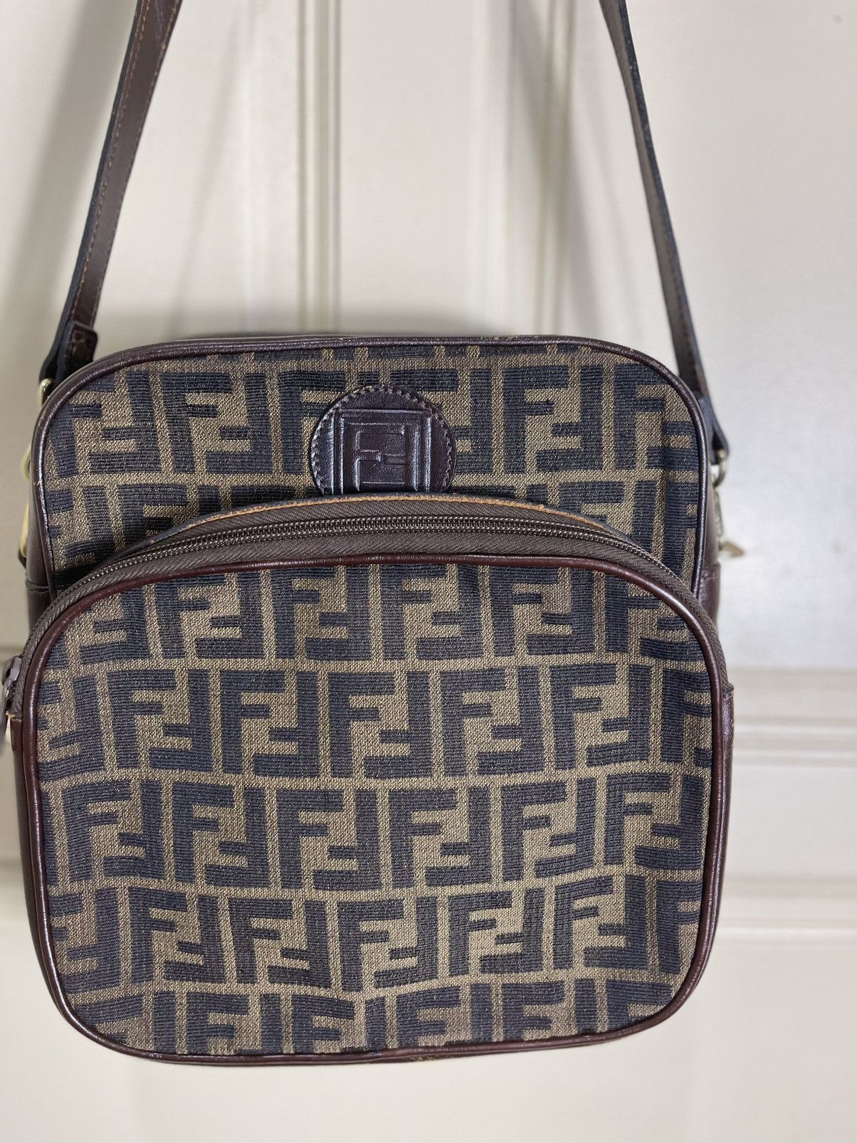 Fendi Vintage Fendi Zucca Monogram Shoulder Bag Size ONE SIZE - 1 Thumbnail