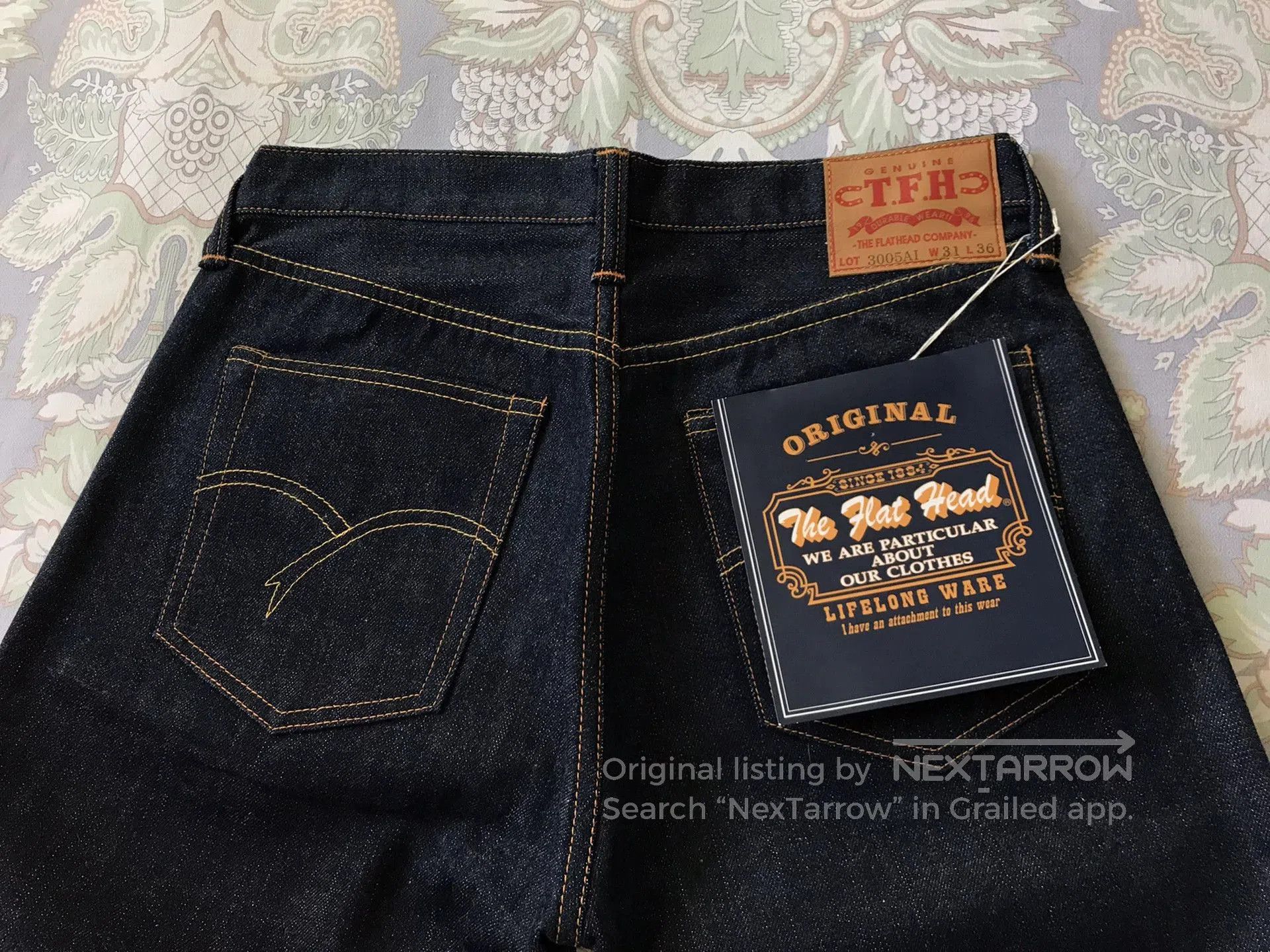 Visvim The Flat Head 3005AI Natural Dye Jeans. Size US 31 - 3 Thumbnail