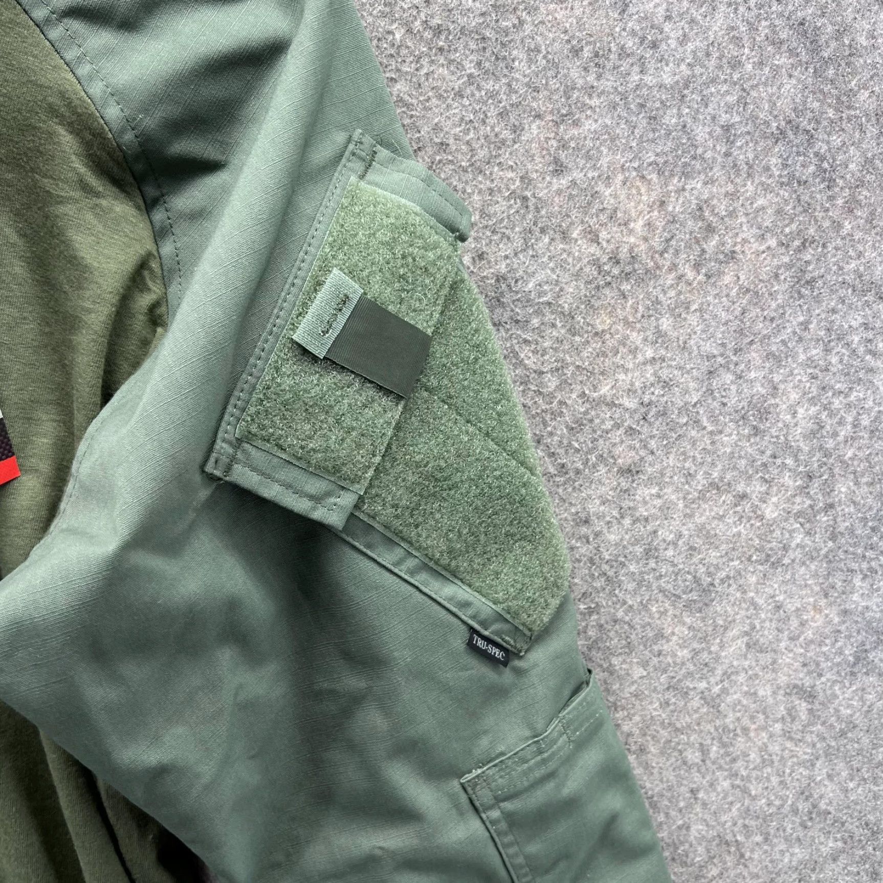 Vintage Tru Spec Shirt Men Small Green Cordura Regular 1/4 Zip Police Military Combat Size US S / EU 44-46 / 1 - 6 Thumbnail
