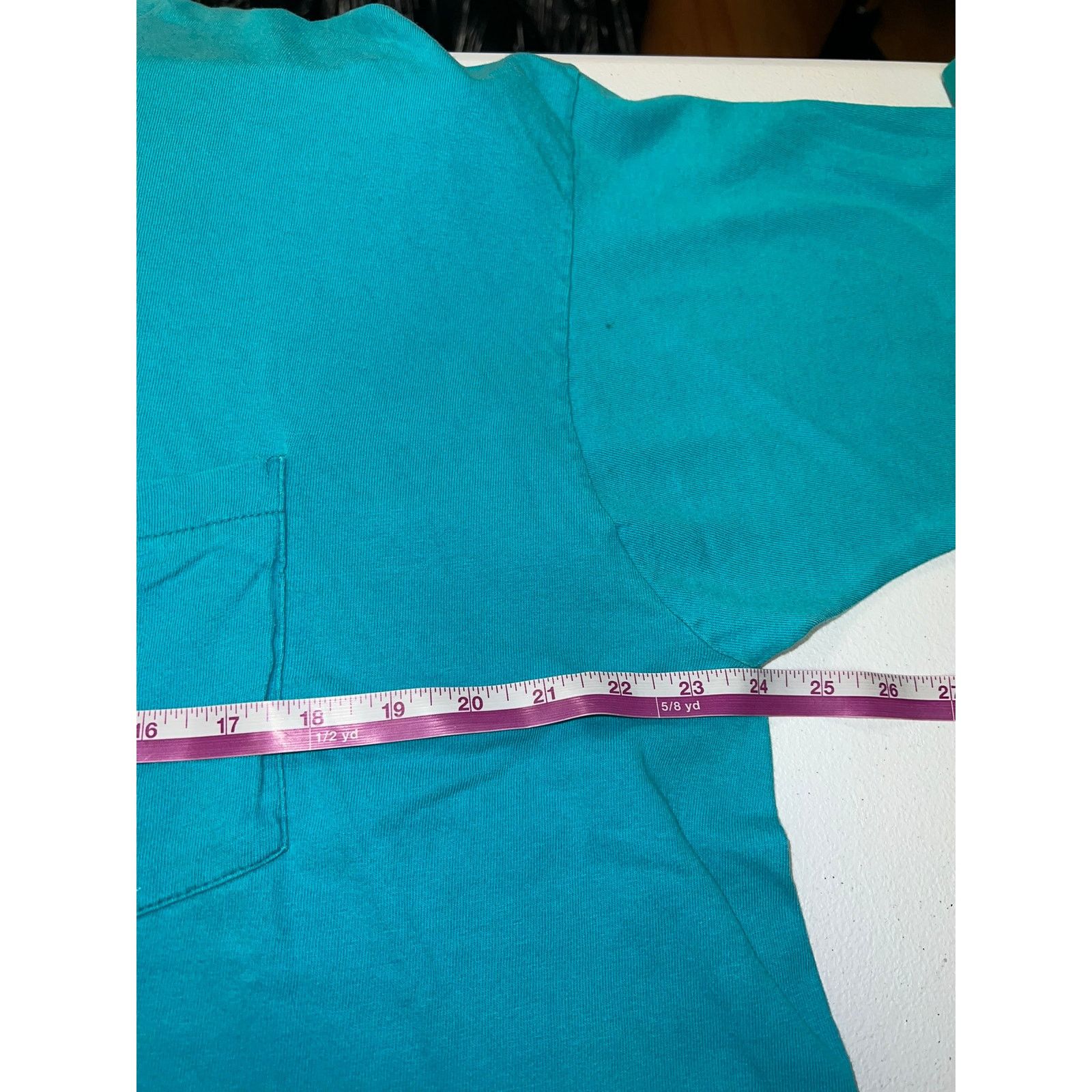Vintage Vintage Munsingwear USA Made Teal Blank Shirt VTG XL X-Large Size US XL / EU 56 / 4 - 8 Thumbnail