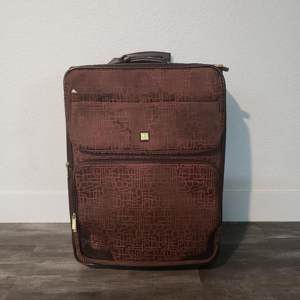 Diane von Furstenberg Chocolate | DVF | Signature Logo M Luggage Size ONE SIZE - 1 Thumbnail