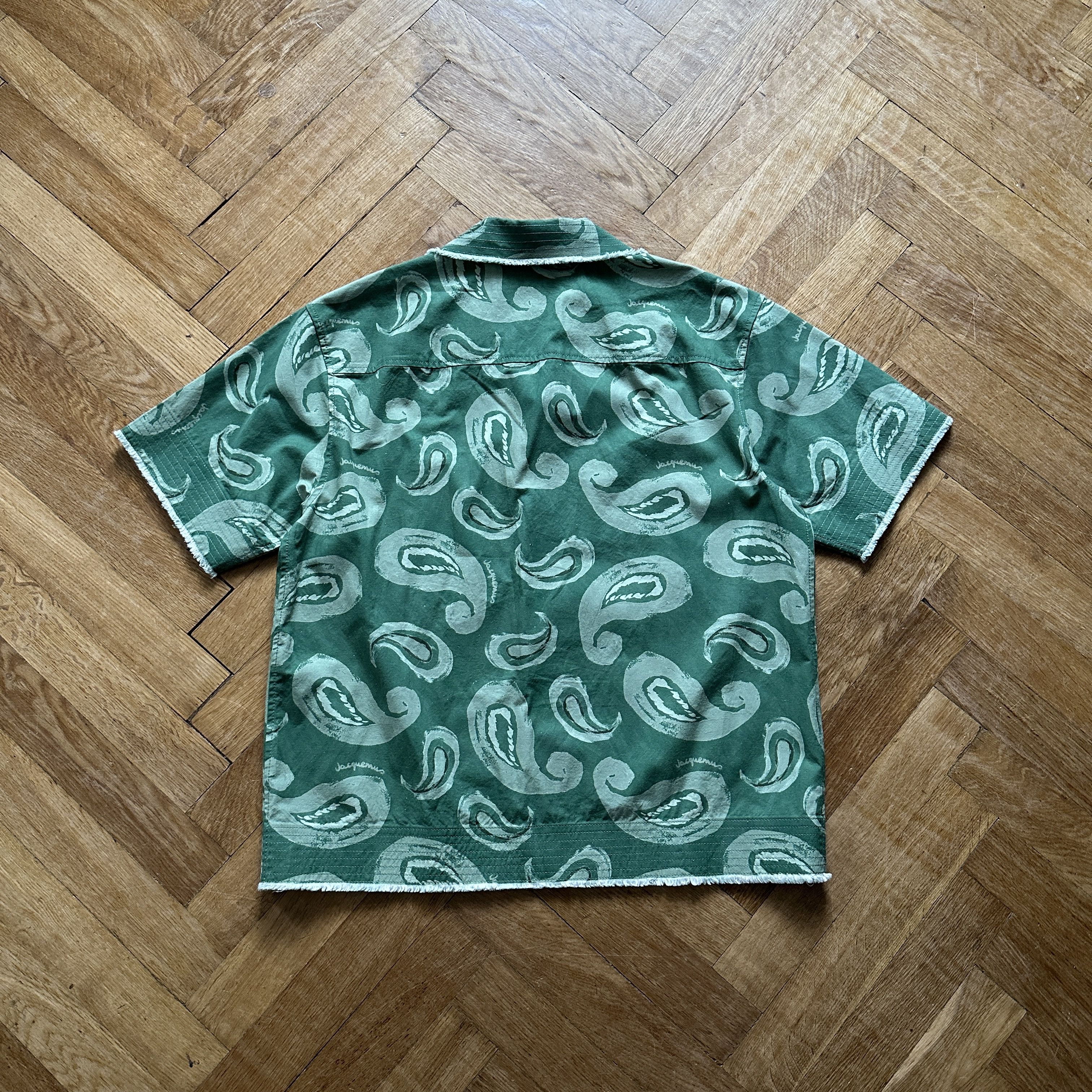 Jacquemus SS23 Le Raphia Paisley Shirt Size US L / EU 52-54 / 3 - 2 Thumbnail