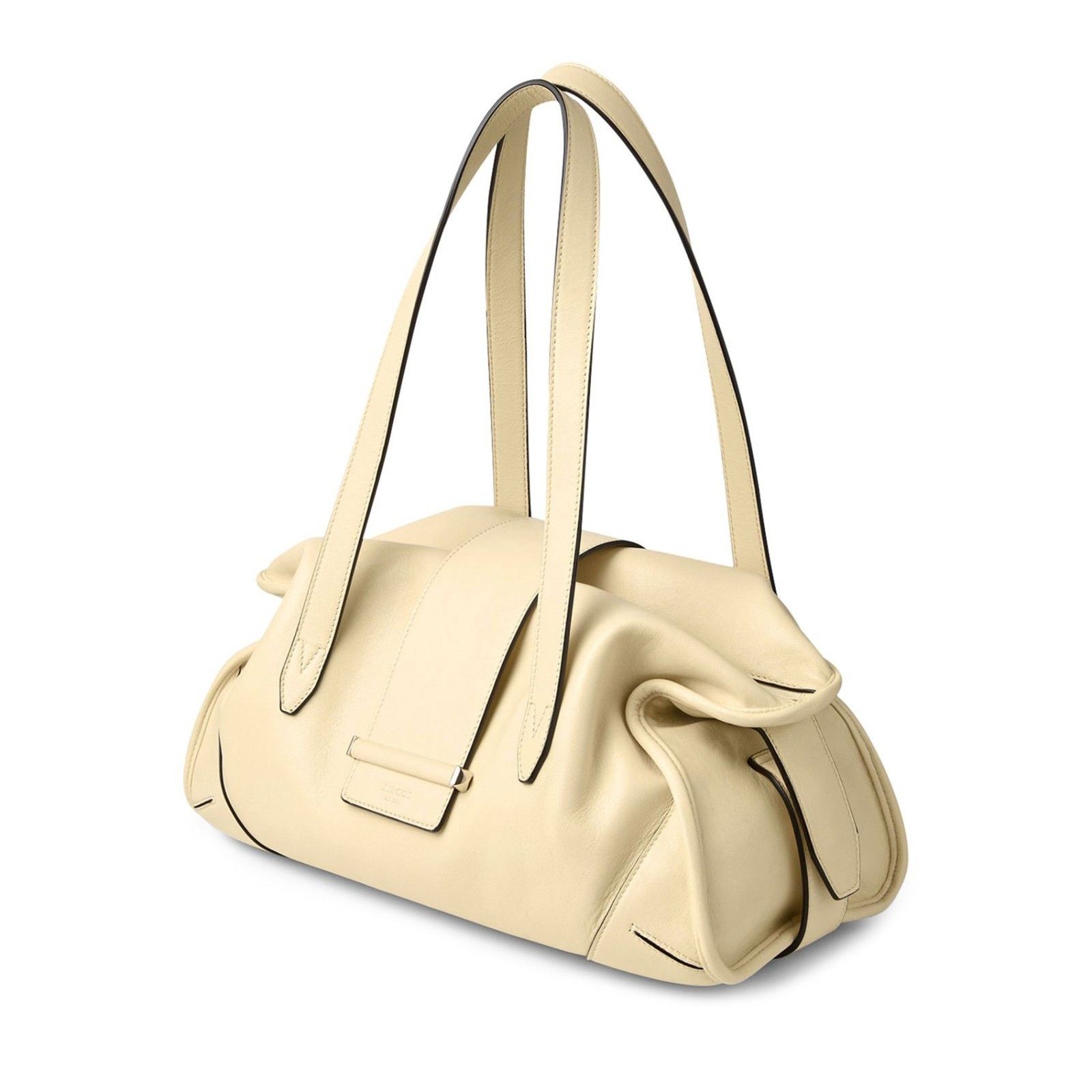 Jimmy Choo JIMMY CHOO Medium Bar BUTTERMILK/SHINY GOLD Shoulder Bag New Size ONE SIZE - 2 Thumbnail