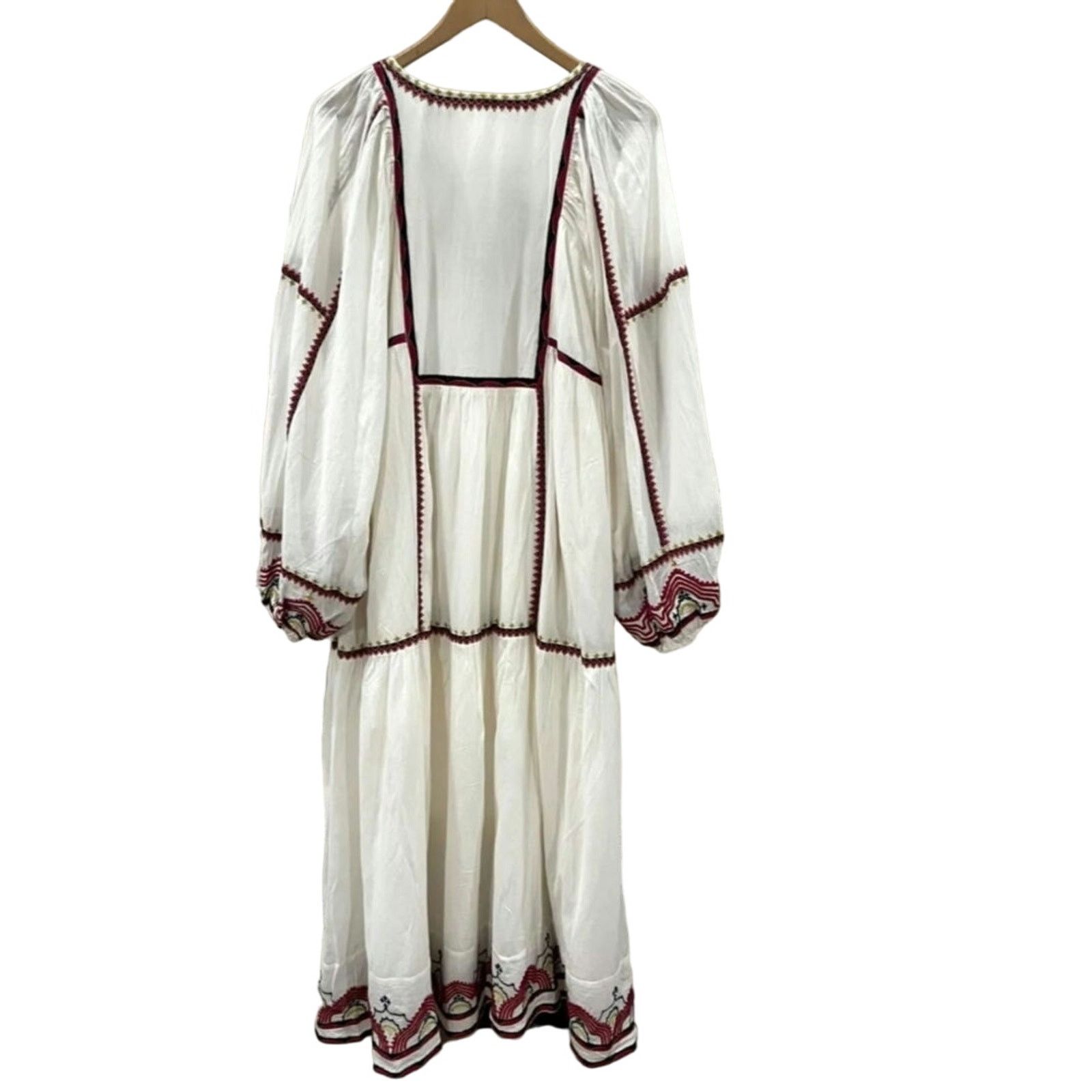 Free People New FREE PEOPLE Sweet Escape Midi Dress $198 SMALL Ivory Size S / US 4 / IT 40 - 7 Thumbnail