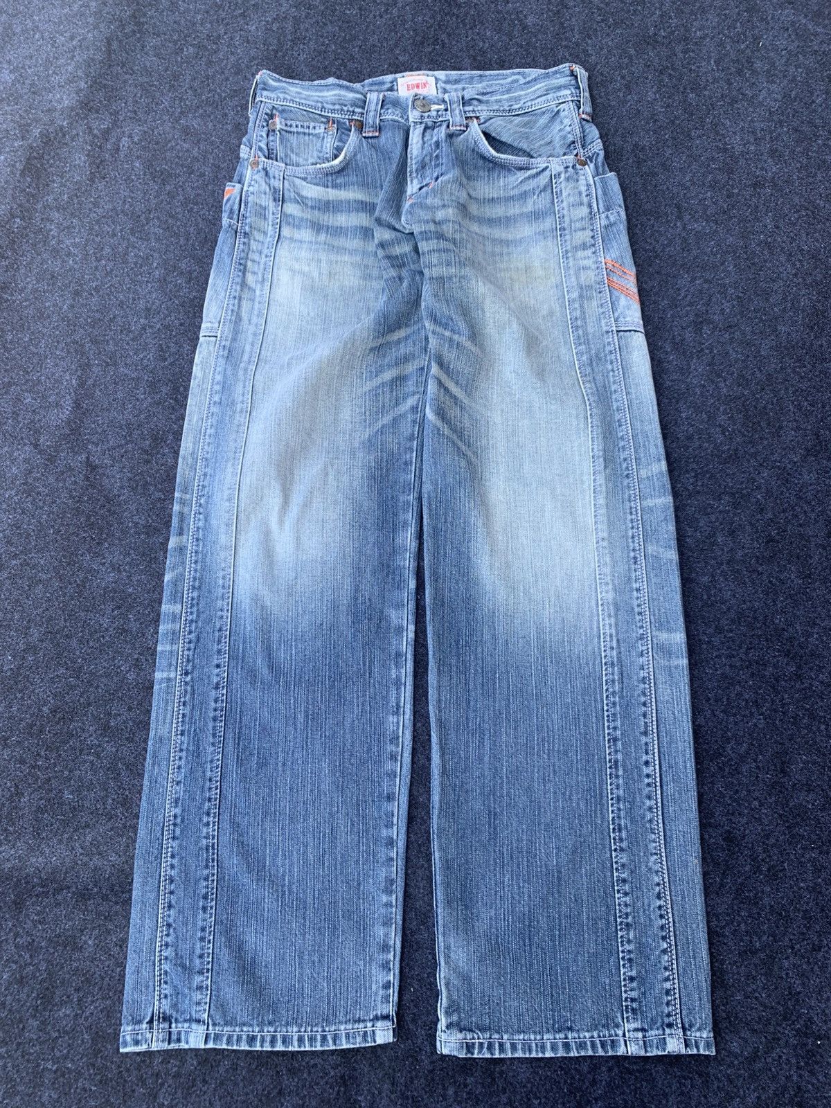 Edwin Edwin XV Exclusive Vintage Baggy Denim Wide Leg Jeans (26) Size US 30 / EU 46 - 1 Thumbnail