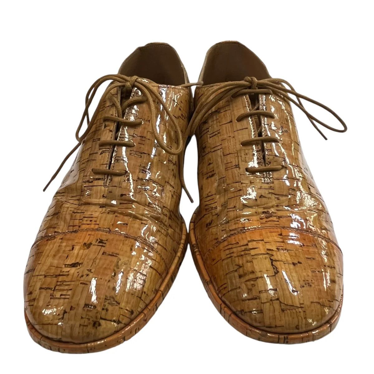 Maison Margiela Enamel Cork Straight Tip Shoes Size US 10 / IT 40 - 3 Thumbnail