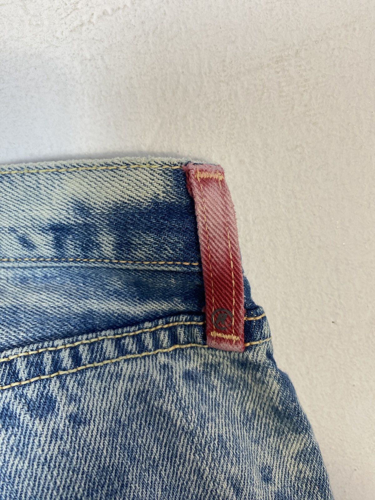 Levi's 90s Levi's Acid Wash Cropped Denim Cotton Hemp Buttonfly 31 Size US 31 - 13 Thumbnail