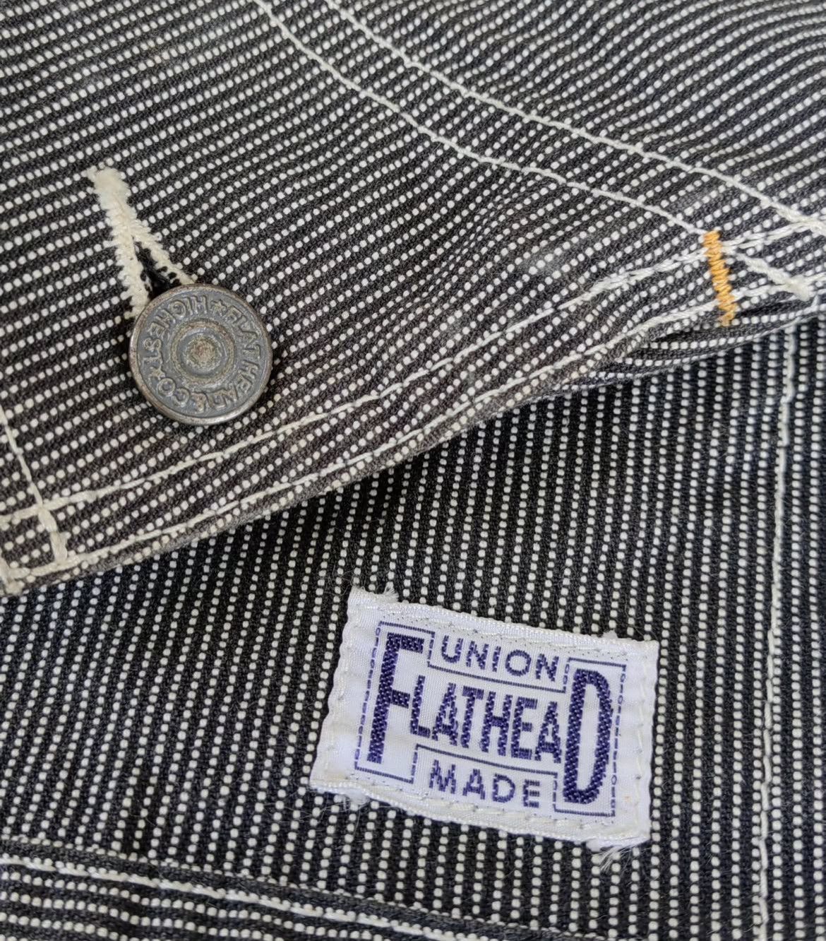 The Flat Head 2000s Flat Head Hickory Striped Work Jacket Size US M / EU 48-50 / 2 - 3 Thumbnail