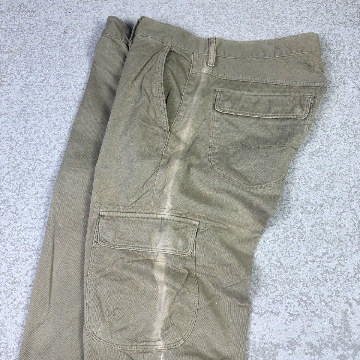 7 For All Mankind 7 For All Mankind Vintage Y2K Cargo Pant Size US 37 - 7 Thumbnail