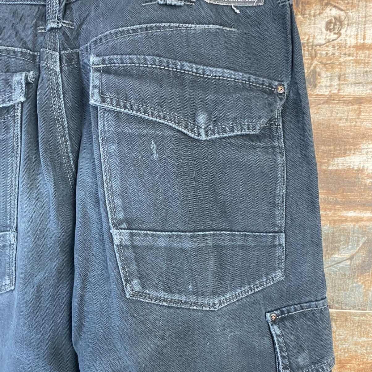 Japanese Brand DL Even River Dark Blue Cargo Multipocket Pants #C988 Size US 28 / EU 44 - 20 Thumbnail