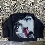 Japanese Brand × Vintage Y2K Autumn/Winter Portrait Jacquard Women's Knitted Sweater Size S / US 4 / IT 40 - 2 Thumbnail