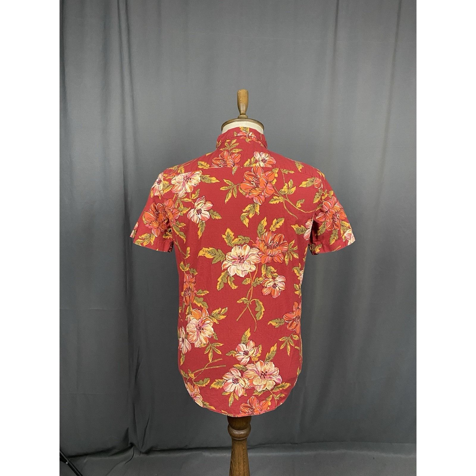 Denim & Supply Ralph Lauren Ralph Lauren Denim&Supply Men's Floral Red Short Sleeve Hawa Size US S / EU 44-46 / 1 - 7 Thumbnail