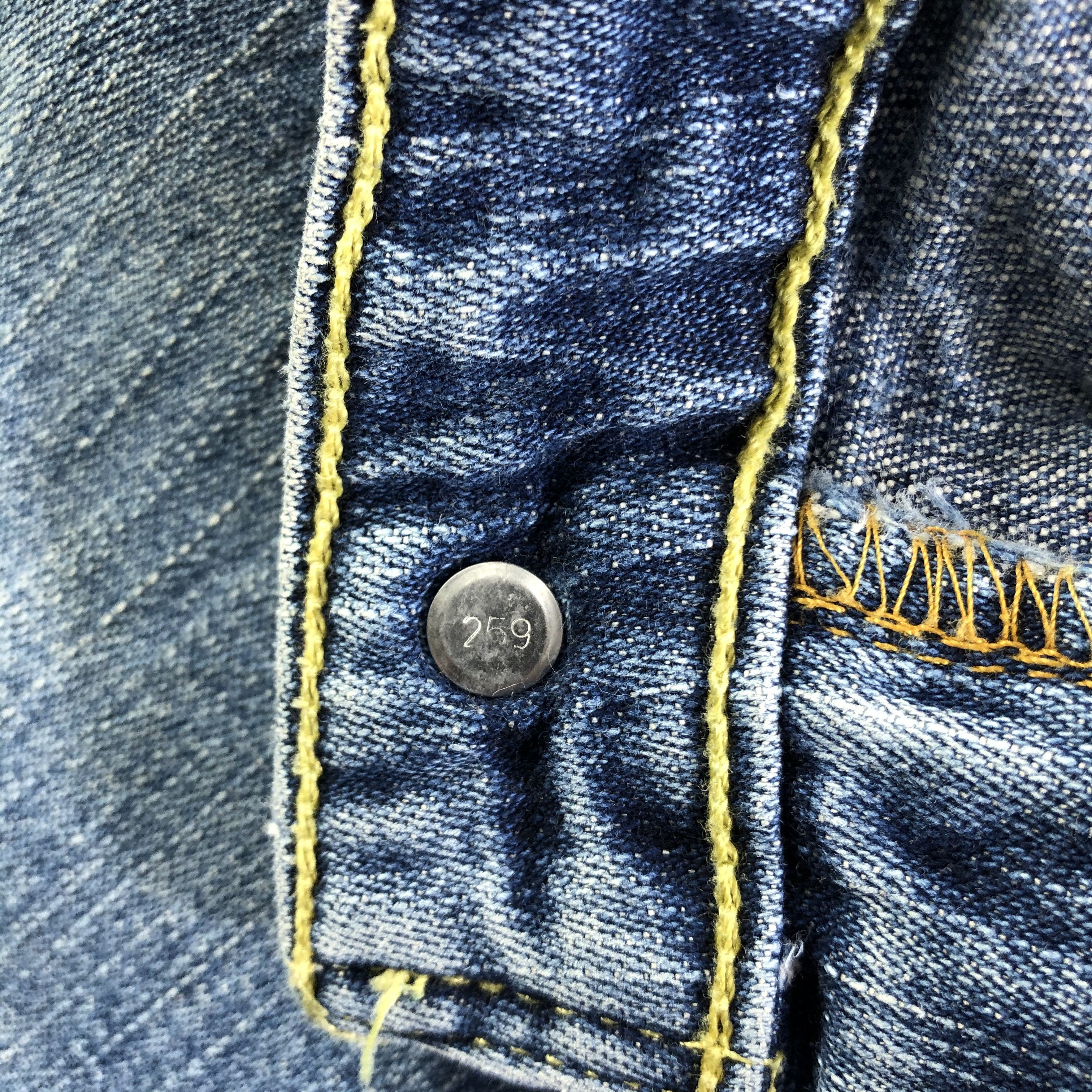 Levi's × Vintage Vintage Blue Wash Levis 518 Jeans-JM3479 Size 33" - 9 Thumbnail