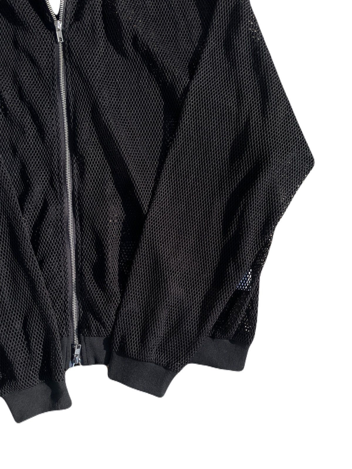 If Six Was Nine 2000s Japanese archive Mesh See-through Zip-up Hoodie Y2K Size US L / EU 52-54 / 3 - 6 Thumbnail