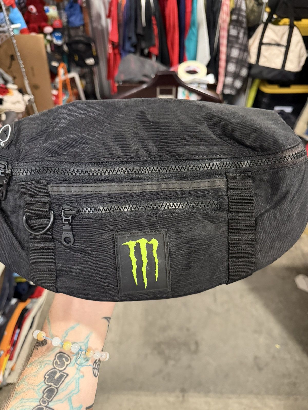 New Era Vintage New Era Monster Waist Bag Multiple Pockets Size ONE SIZE - 2 Thumbnail