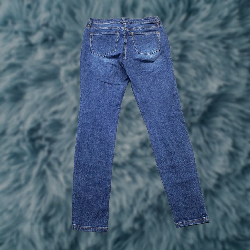 Vintage WAX JEAN Women 5 Denim Blue 5-Pocket Design Straight Leg Dark Wash Jeans XS: Womens Size 5 Blue Denim Straight Size 27" / US 4 / IT 40 - 1 Thumbnail