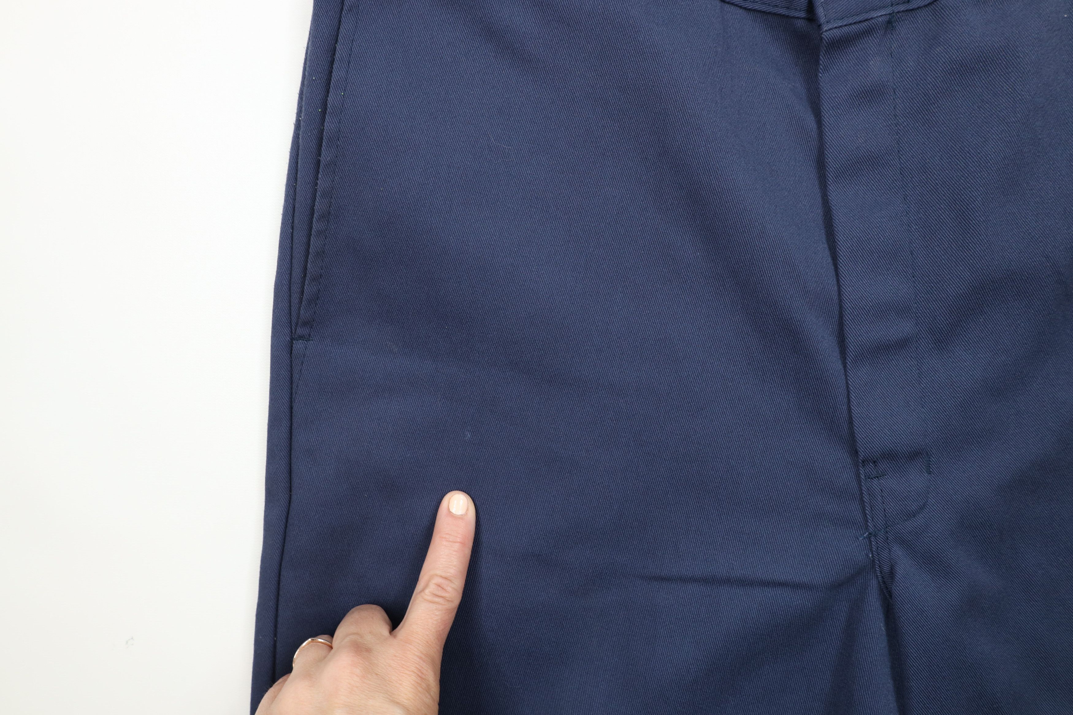 Dickies × Vintage Vintage Y2K Dickies Spell Out Workwear Wide Leg Pants Blue Size US 38 / EU 54 - 7 Thumbnail
