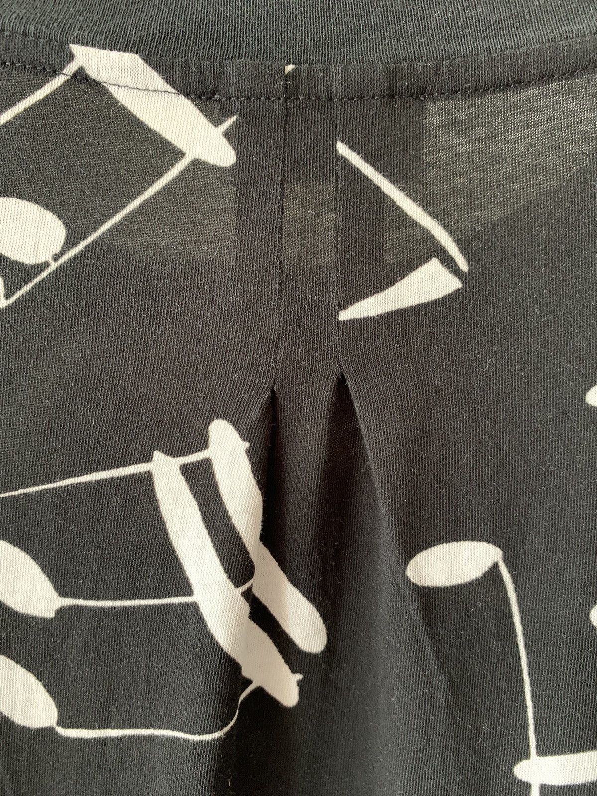 Hedi Slimane × Saint Laurent Paris SAINT LAURENT HEDI SLIMANE MUSIC NOTE BLACK WHITE T-SHIRT Size US S / EU 44-46 / 1 - 4 Thumbnail