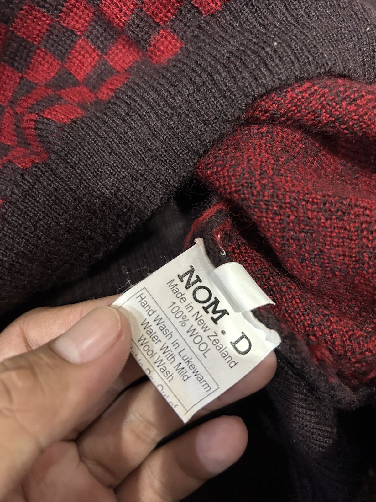 Hysteric Glamour 💸BINDINGOFFER💸NOM.D Plaid Knitted Long Sleeve Size US M / EU 48-50 / 2 - 8 Thumbnail