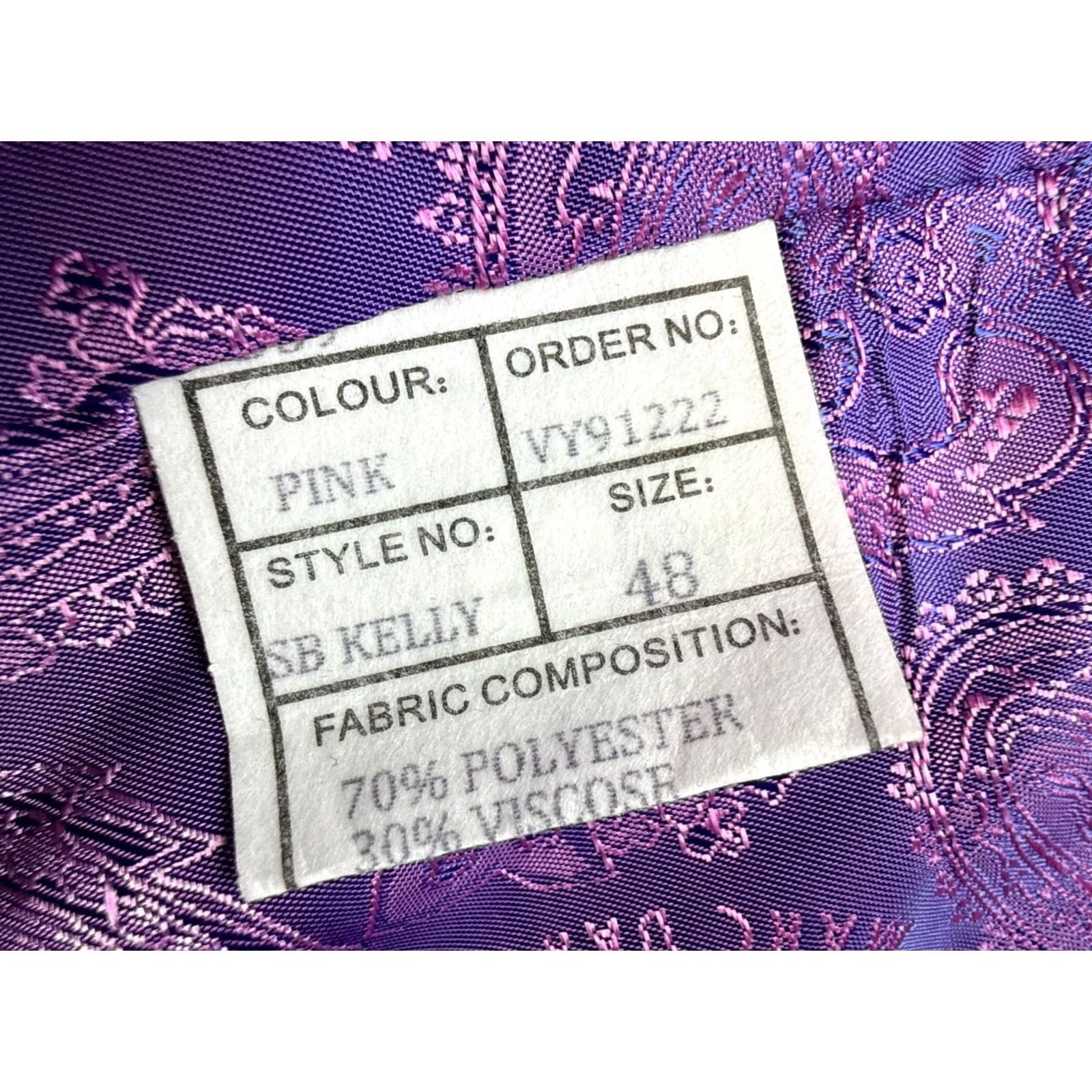 Pinko Marc Darcy Vest Waistcoat Mens size 48 Pink Kelly Suit SB Size US M / EU 48-50 / 2 - 3 Thumbnail