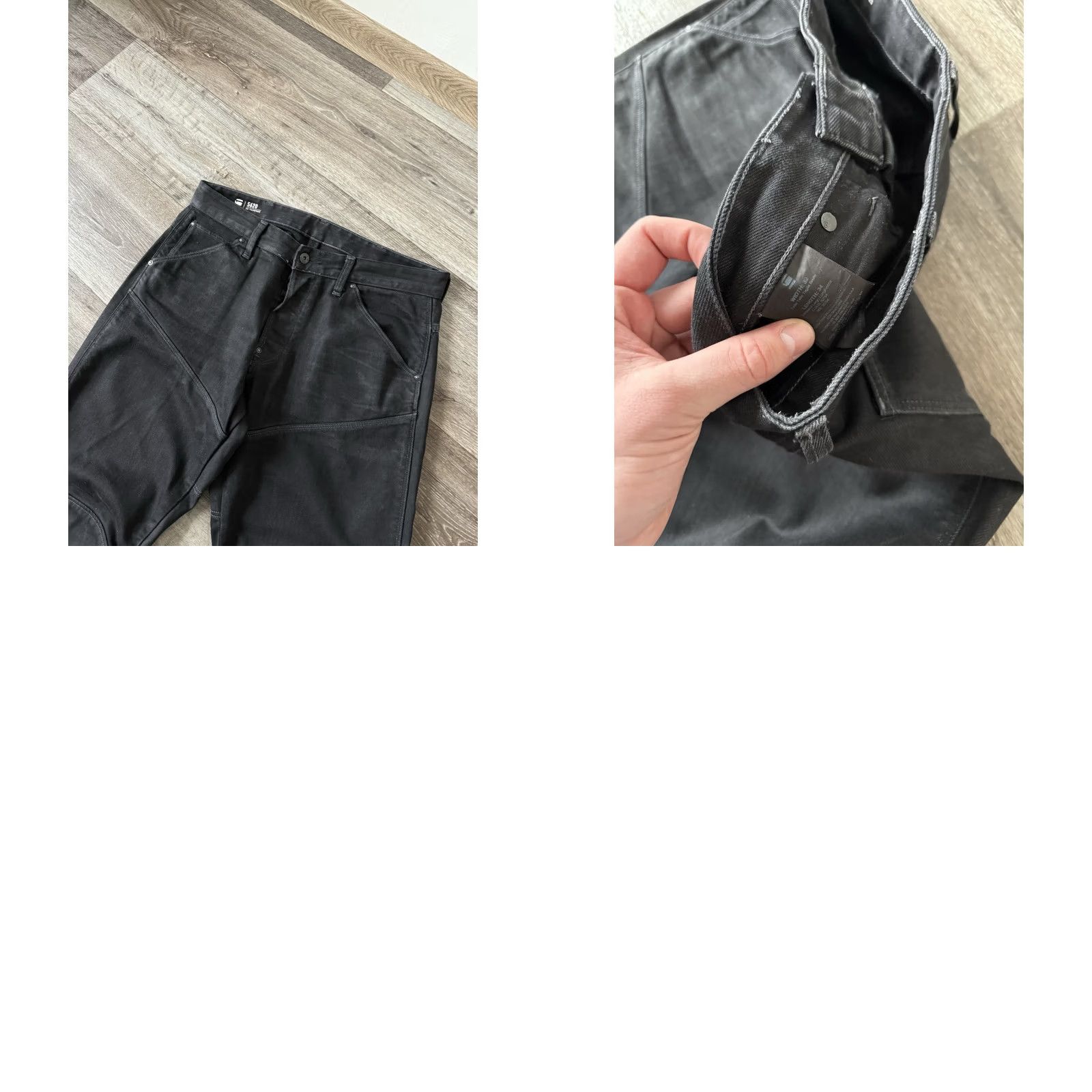G-Star G-Star Raw Jeans Men’s 3D Print Tapered-Fit Painted Pants Logo 5620 32x34 Black Denim Slim Regular Inseam 32 in Boys/Mens Size US 34 / EU 50 - 8 Thumbnail