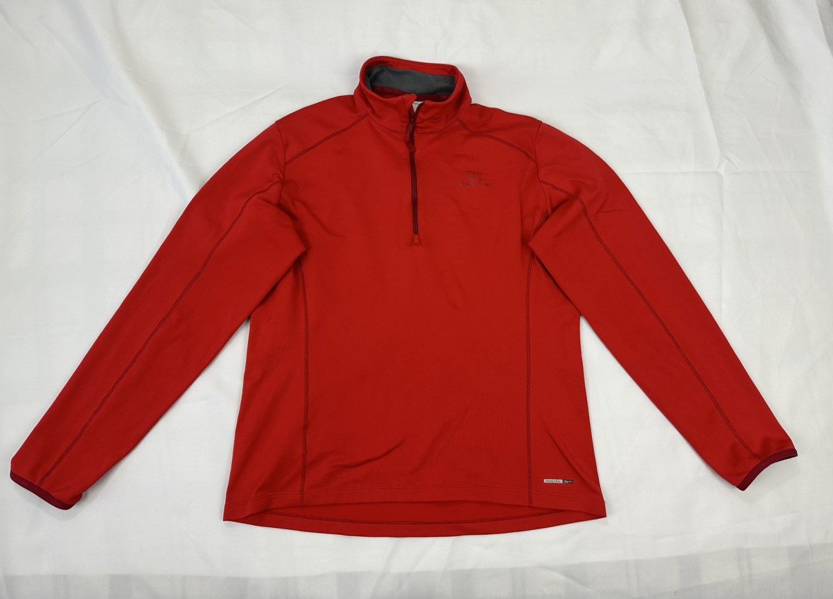 Salomon Mens Salomon Advanced Skin Warm Zip Size M Outdoor Gorpcore Size US M / EU 48-50 / 2 - 1 Thumbnail