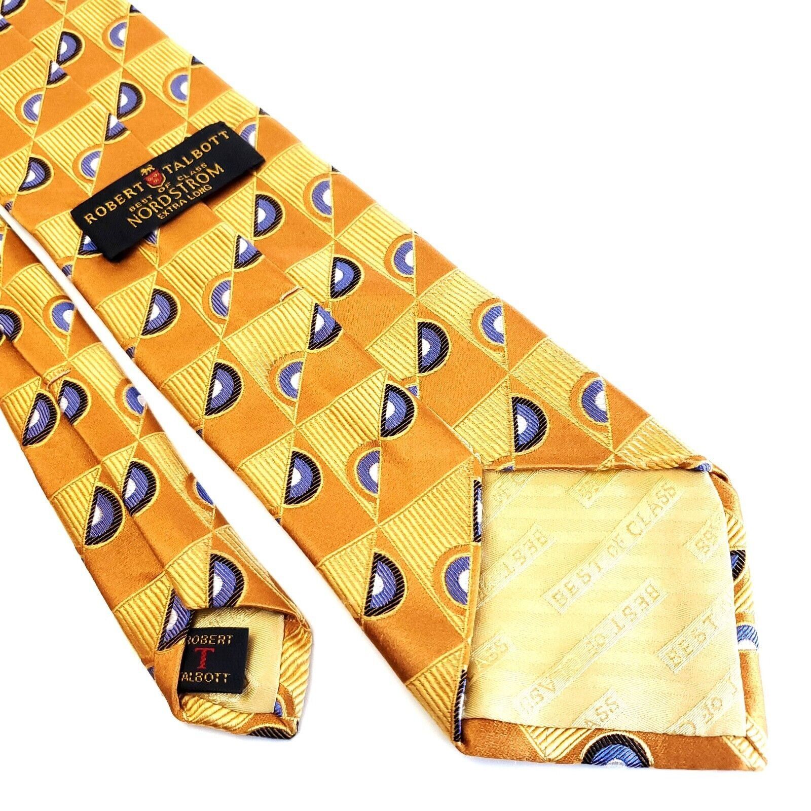 Robert Talbott Robert Talbott Best Of Class Brown Orange Abstract Woven Lon Size ONE SIZE - 5 Thumbnail