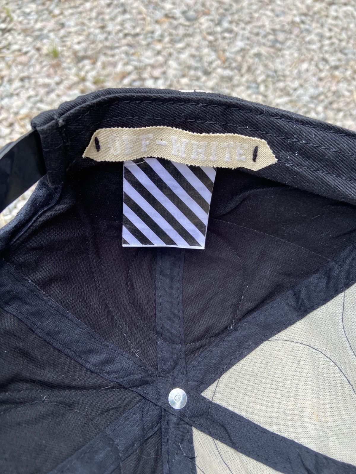 Off-White 🔥RARE🔥 baseball cap,high-end style military-inspired patches Size ONE SIZE - 7 Thumbnail