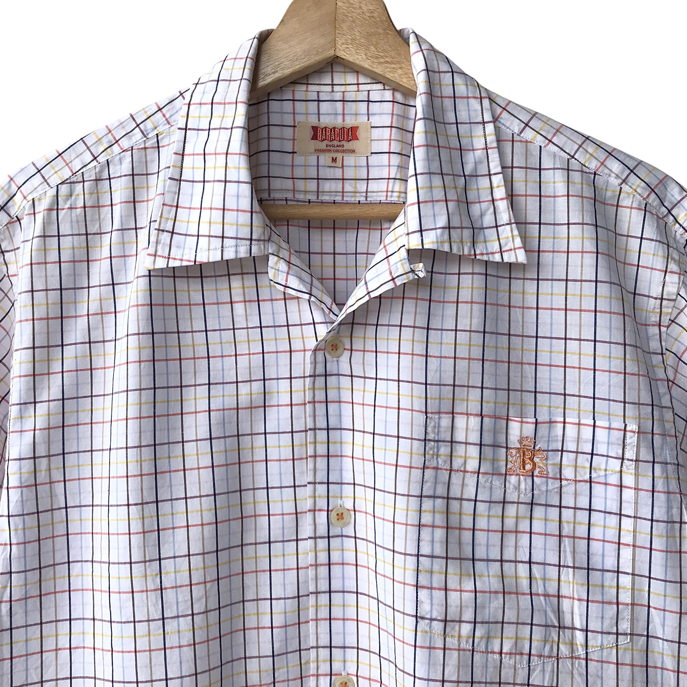 Baracuta × Vintage Baracuta England Casual Checkered Short Sleeve Shirt Size US M / EU 48-50 / 2 - 3 Thumbnail