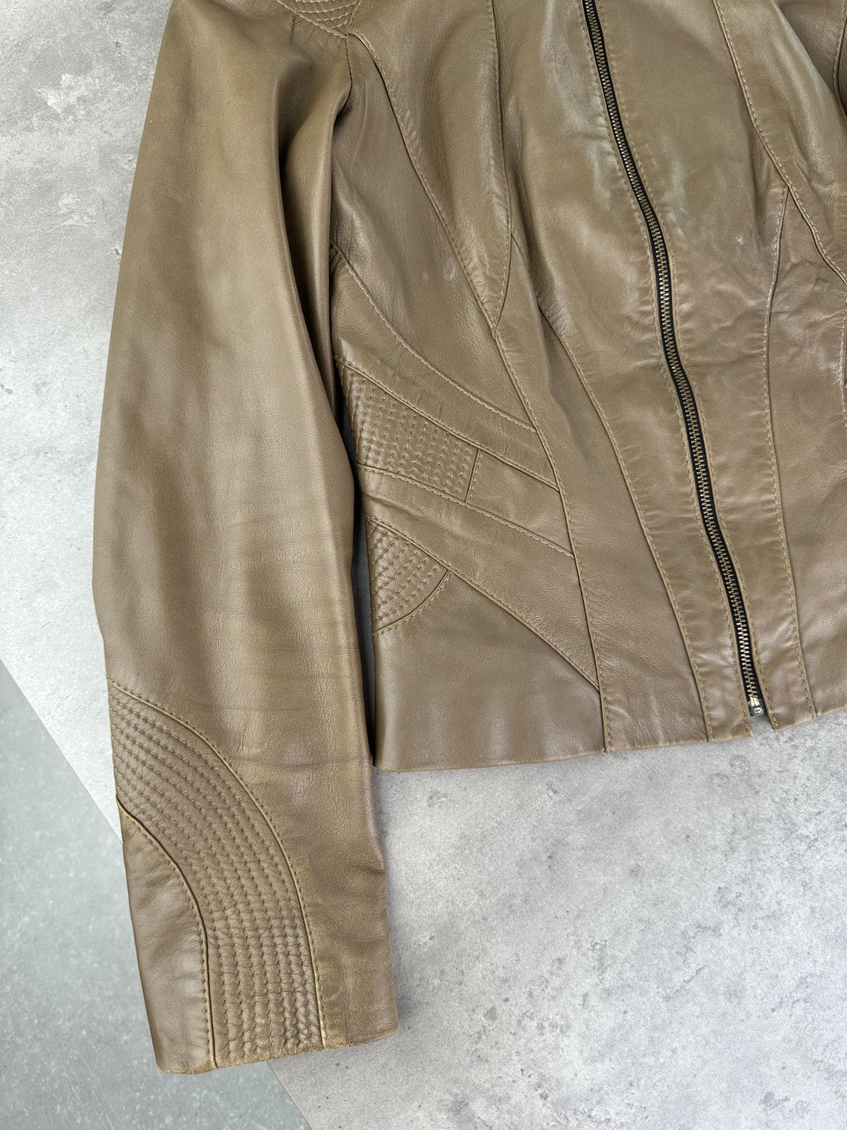 Japanese Brand Vintage Leather Jacket Size S / US 4 / IT 40 - 4 Thumbnail