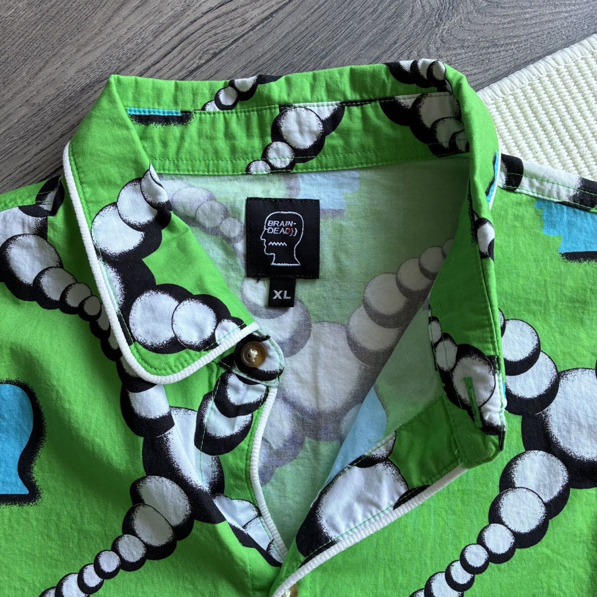 Brain Dead BRAIN DEAD Bubble Pajama Top Green Shirt Size US XL / EU 56 / 4 - 6 Thumbnail