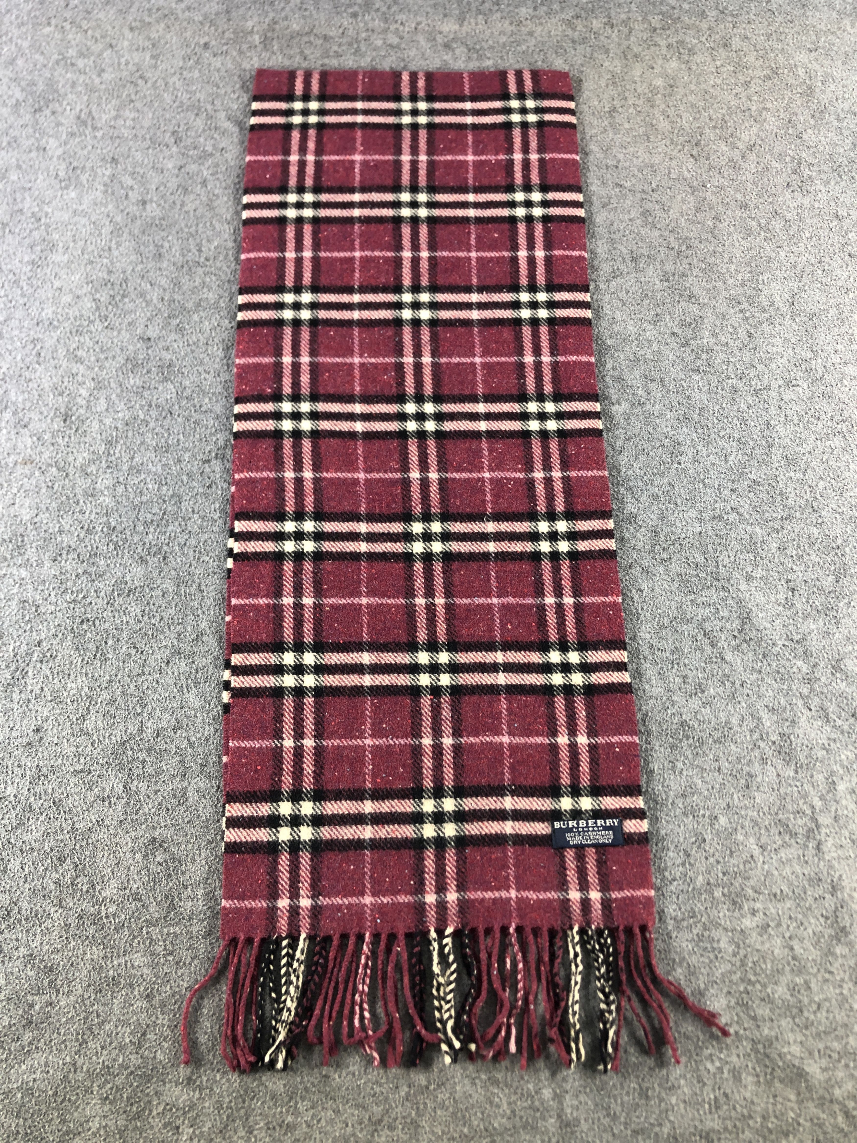 Burberry Burberry Cashmere Scarf / Muffler / Neckwear P754 Size ONE SIZE - 3 Thumbnail