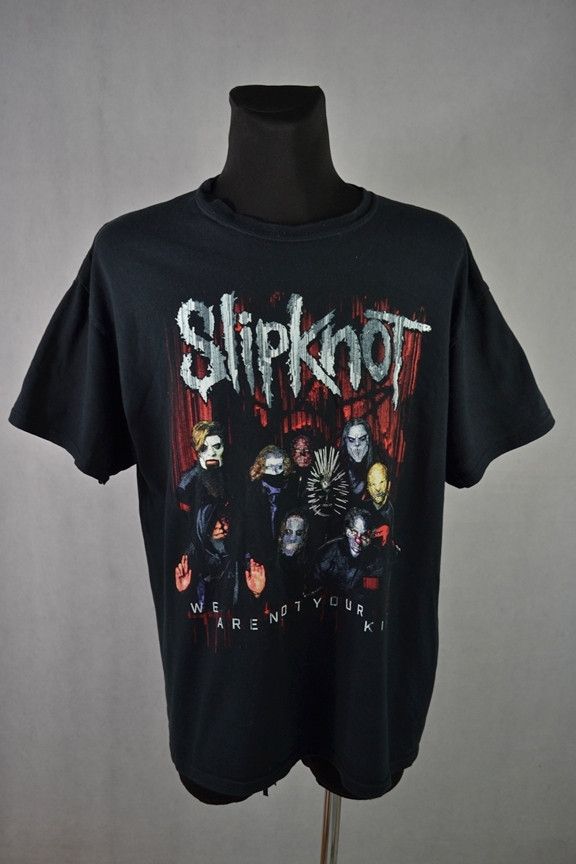 Band Tees × Slipknot × Vintage 2019 Slipknot We Are Not Your Kind Graphic Tour Tee Size US XL / EU 56 / 4 - 1 Thumbnail