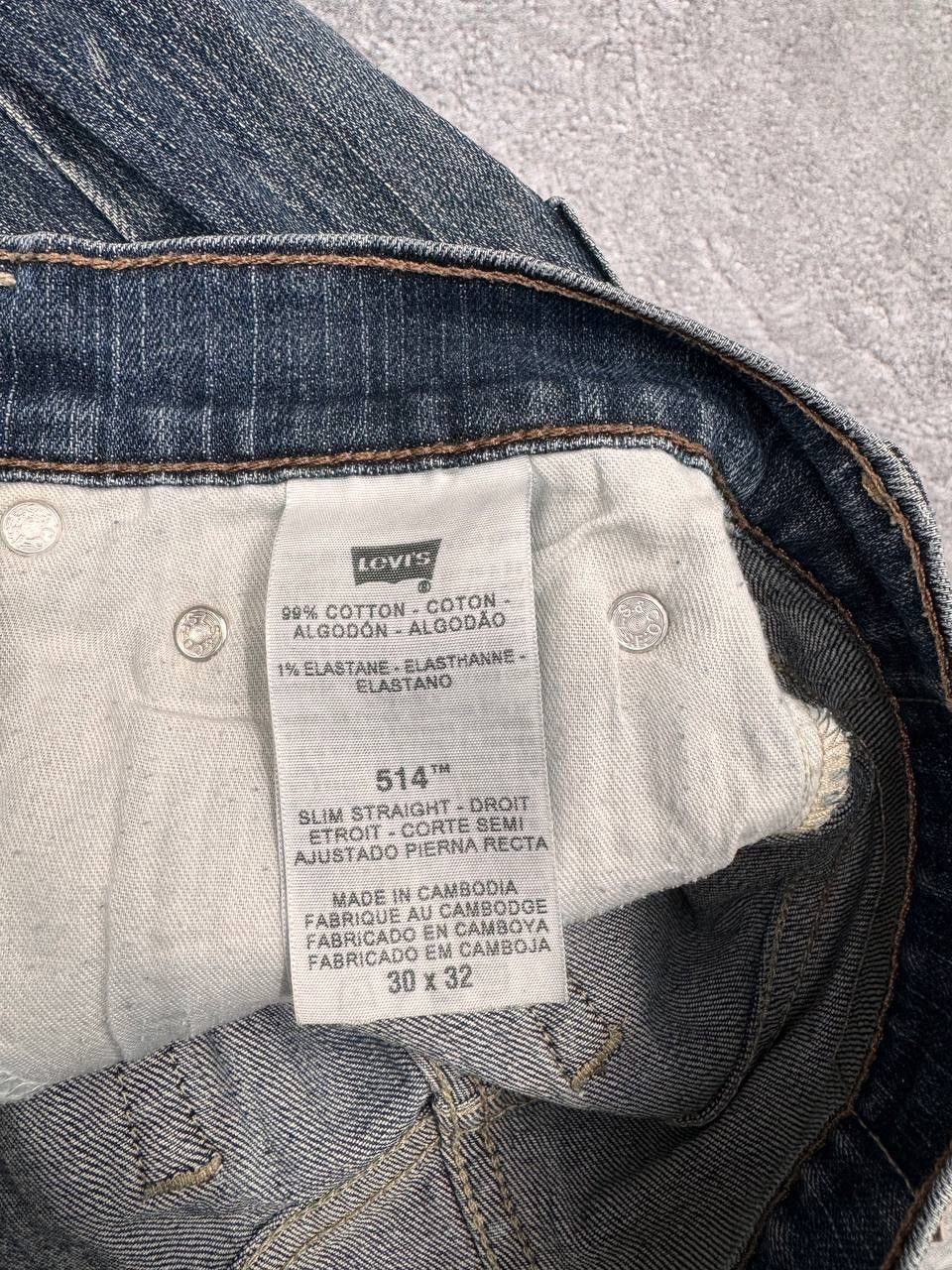 Levi's Levi's 514 Slim Straight Jeans Denim Blue Size 30 Size US 30 / EU 46 - 10 Thumbnail
