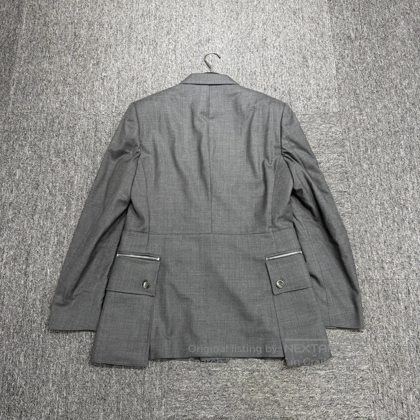 Burberry BURBERRY Gray wool suit jacket| Size XL / US 12-14 / IT 48-50 - 2 Thumbnail
