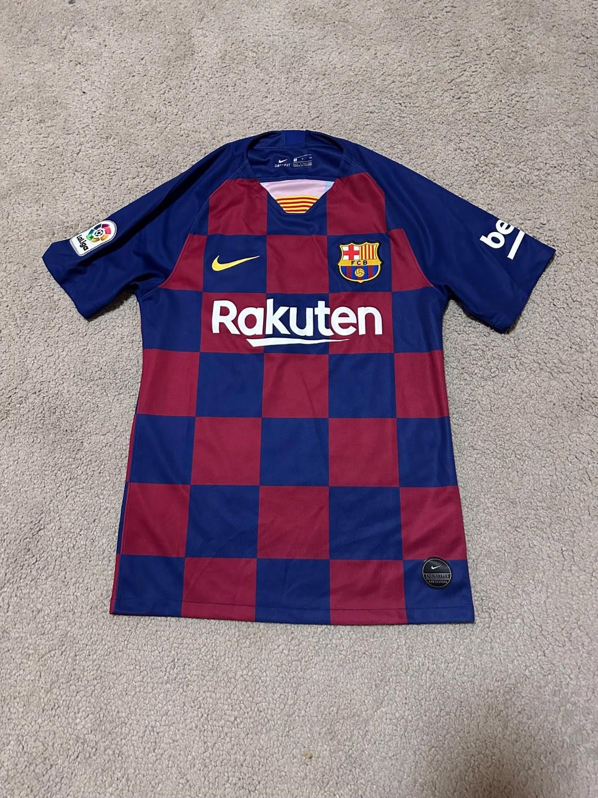 Nike BARCELONA 2019/2020 HOME FOOTBALL SOCCER SHIRT JERSEY NIKE Size US S / EU 44-46 / 1 - 1 Thumbnail