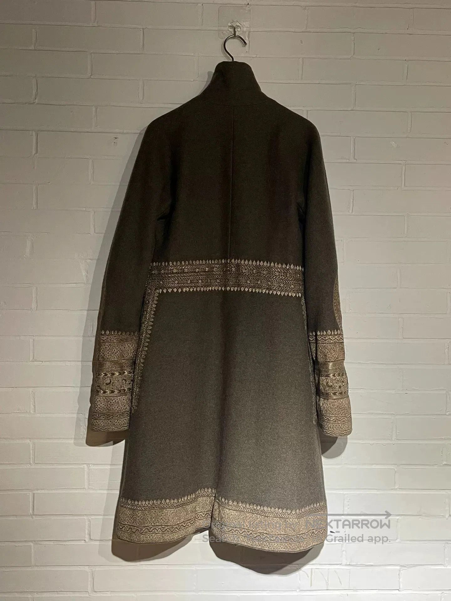 Dries Van Noten dries van noten wool coat with embroidery. Size M / US 6-8 / IT 42-44 - 2 Thumbnail