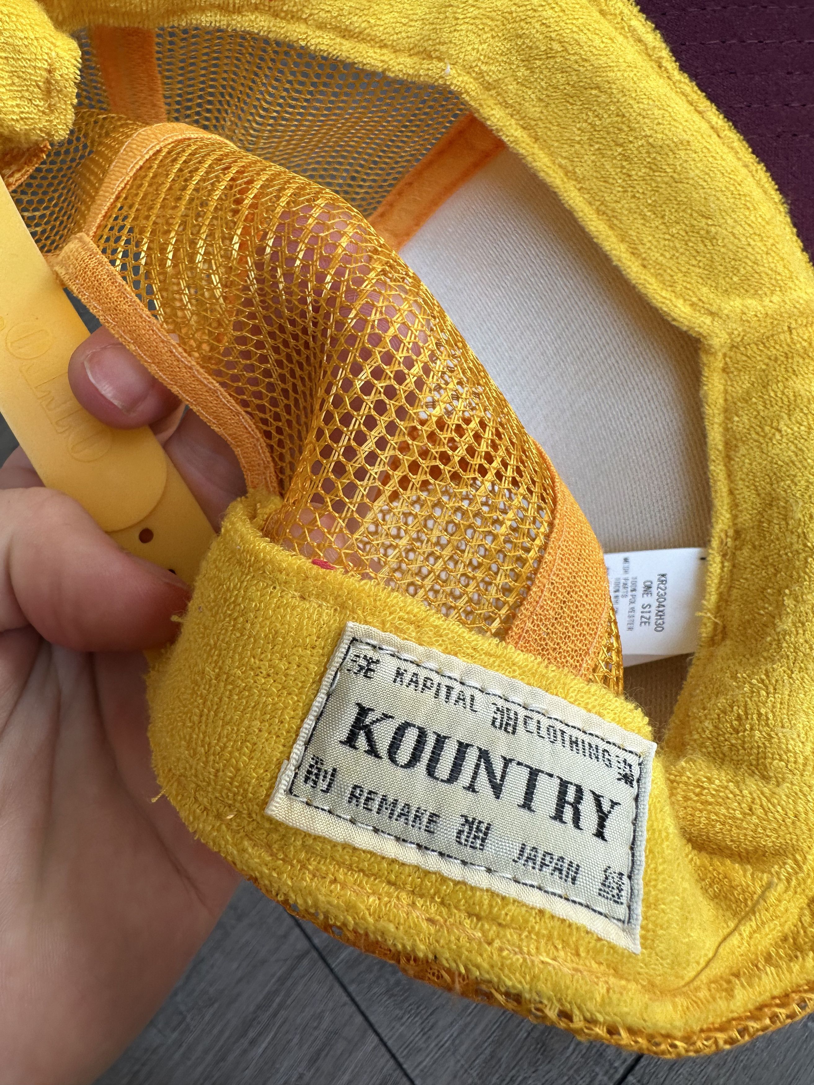 Kapital Kapital 'Dirty Shrink' Trucker Hat Size ONE SIZE - 4 Thumbnail
