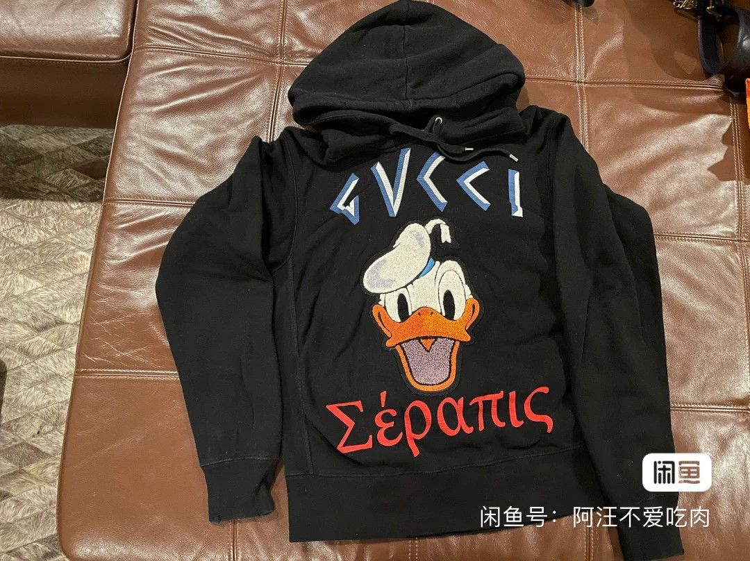 Gucci gucci disney oversized black hoodie Size US S / EU 44-46 / 1 - 1 Thumbnail