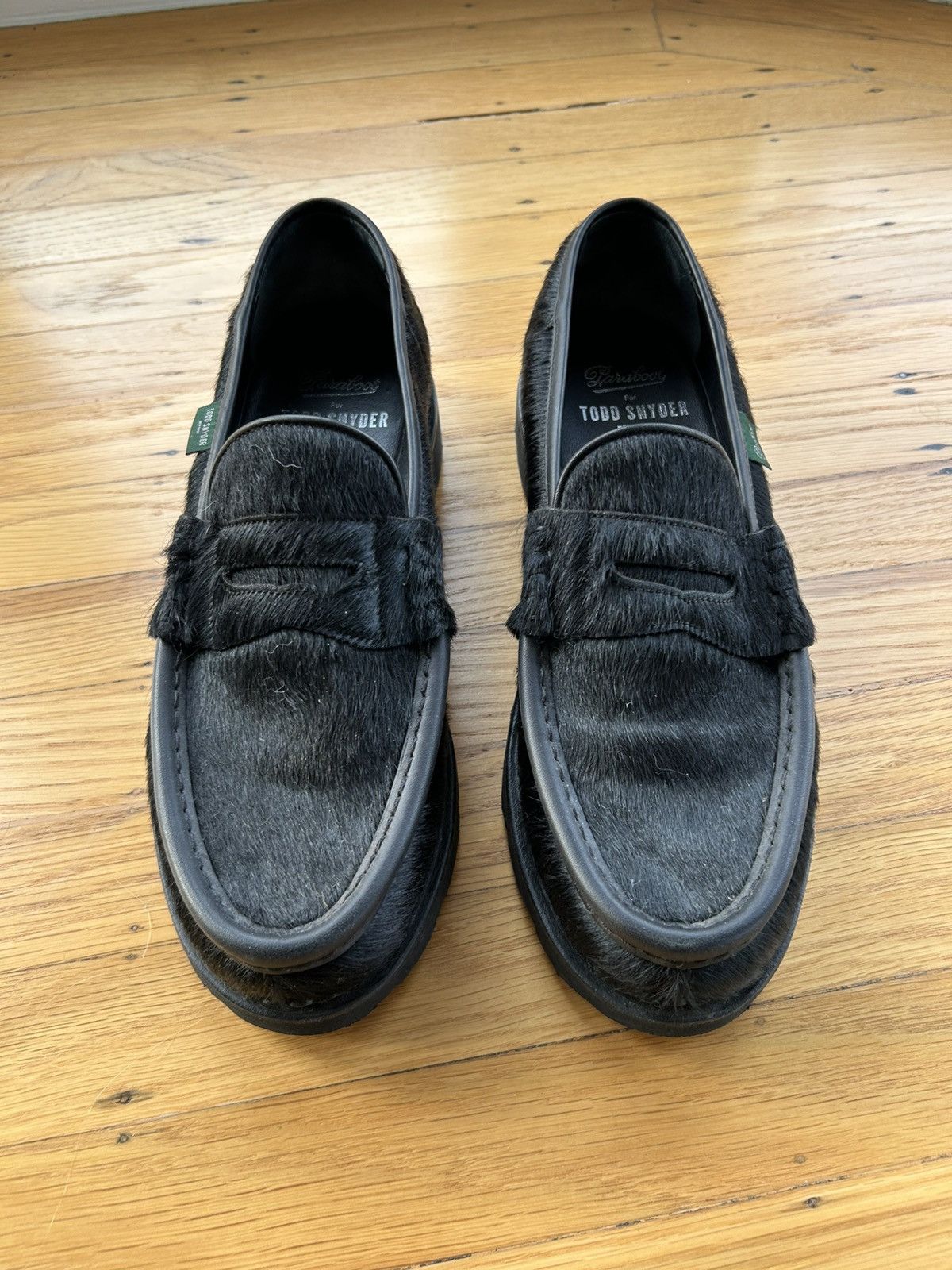 Paraboot Paraboot Reims - Black Mohair - Todd Snyder Collab Size US 11 / EU 44 - 3 Thumbnail