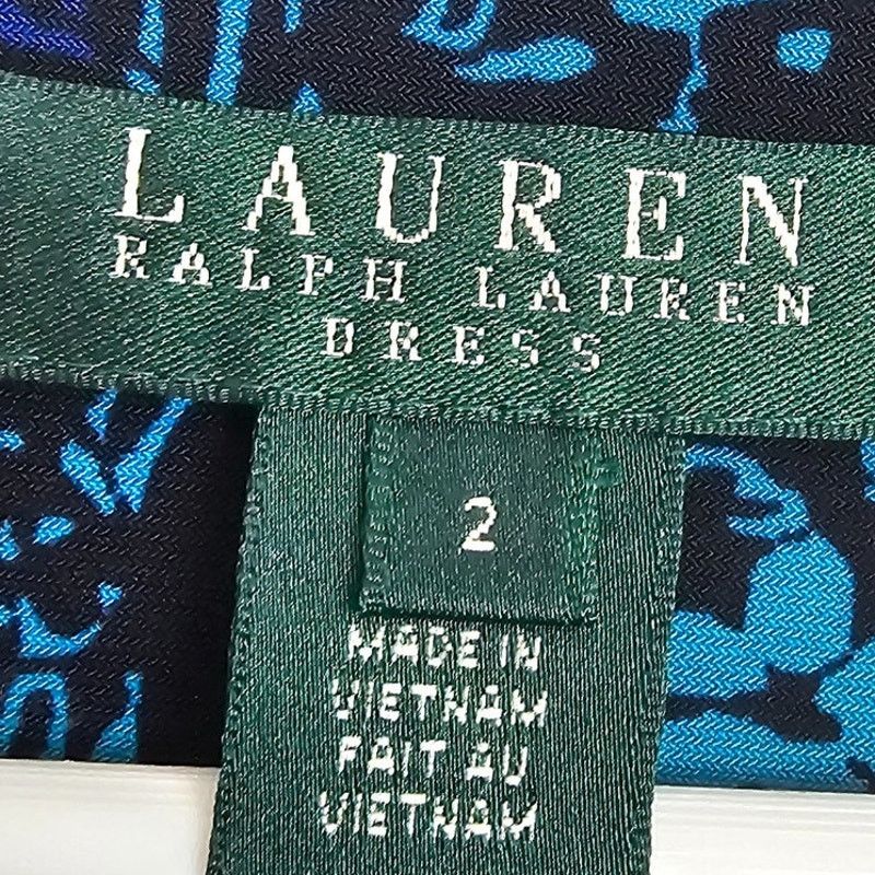 Lauren Ralph Lauren Lauren Ralph Lauren Womens Floral Sheath Dress 2 Career Corp Size XS / US 0-2 / IT 36-38 - 6 Thumbnail