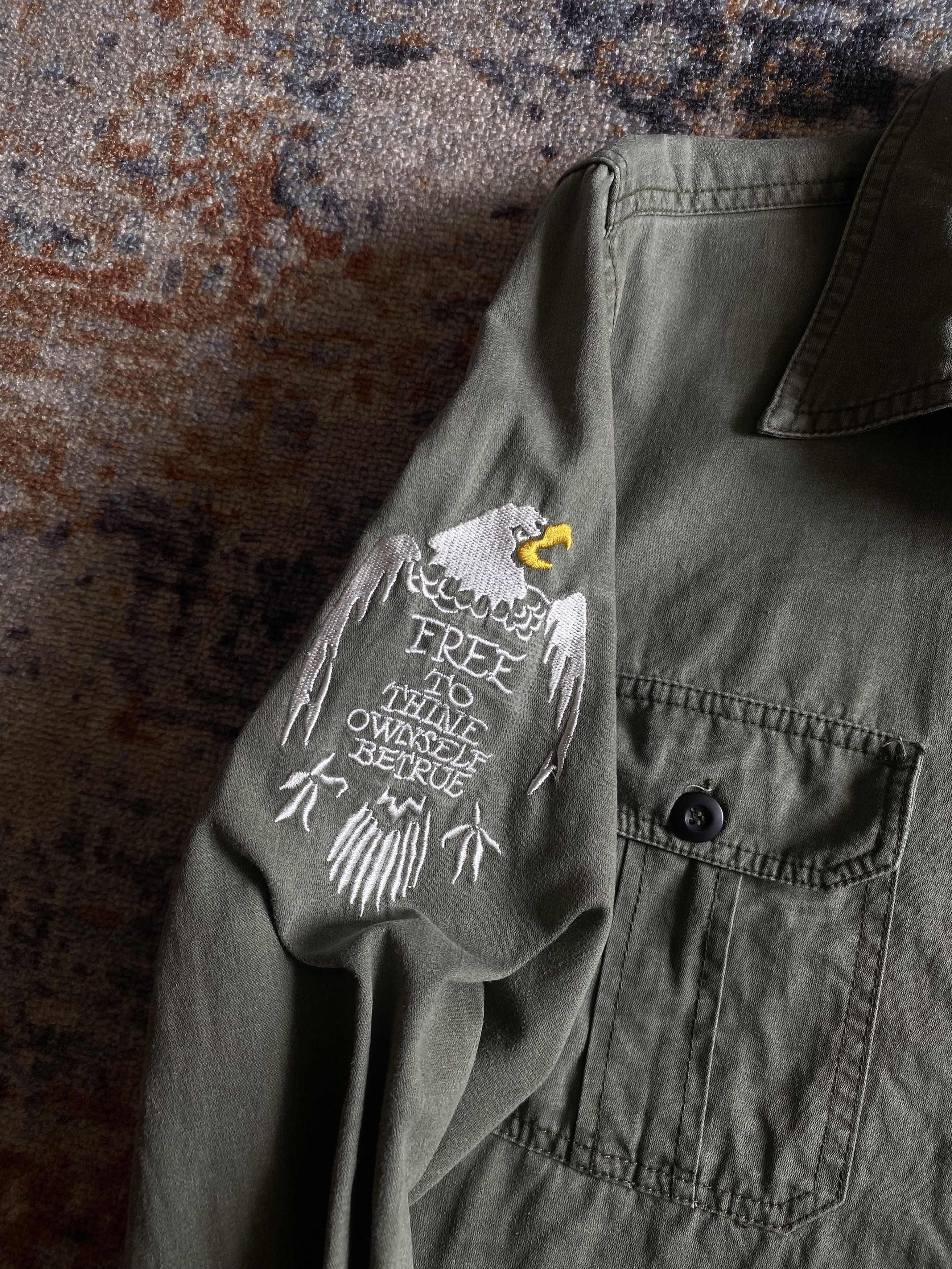 JACKROSE × Japanese Brand × Vintage Jack Rose Military Shirt Size US M / EU 48-50 / 2 - 6 Thumbnail