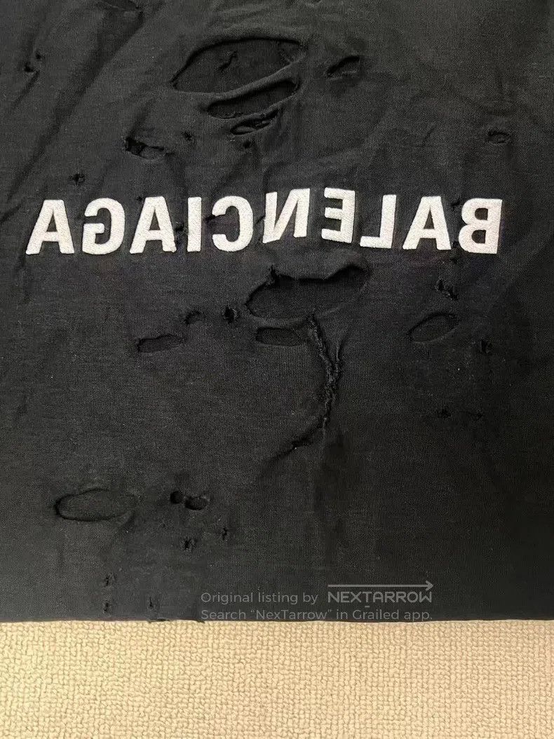 Balenciaga Balenciaga Letter Print Crew Neck Short Sleeve T-Shirt Size US S / EU 44-46 / 1 - 3 Thumbnail