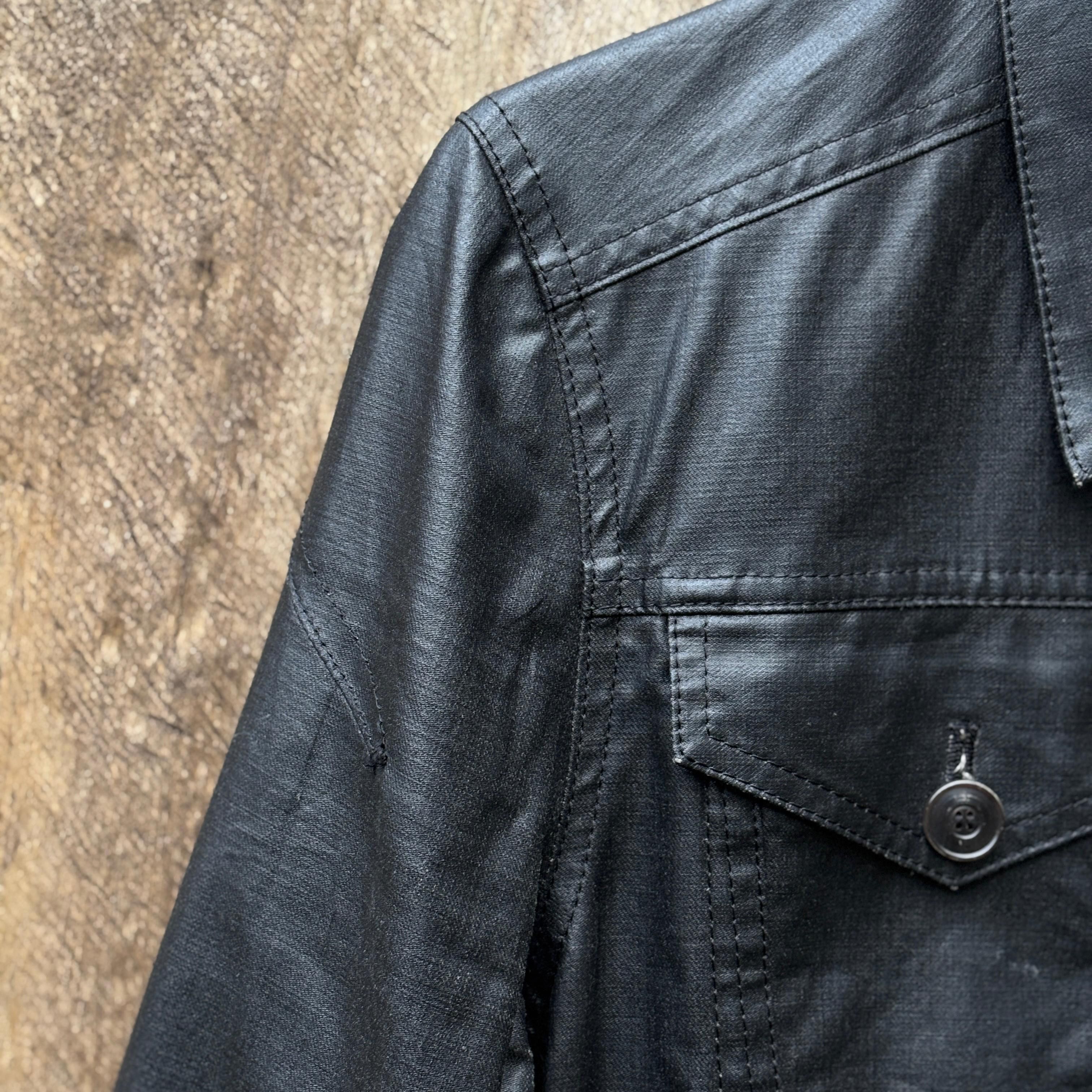 Designer Satoru Tanaka Isolation Co. Coated Trucker Jacket Japan Made Size US M / EU 48-50 / 2 - 3 Thumbnail