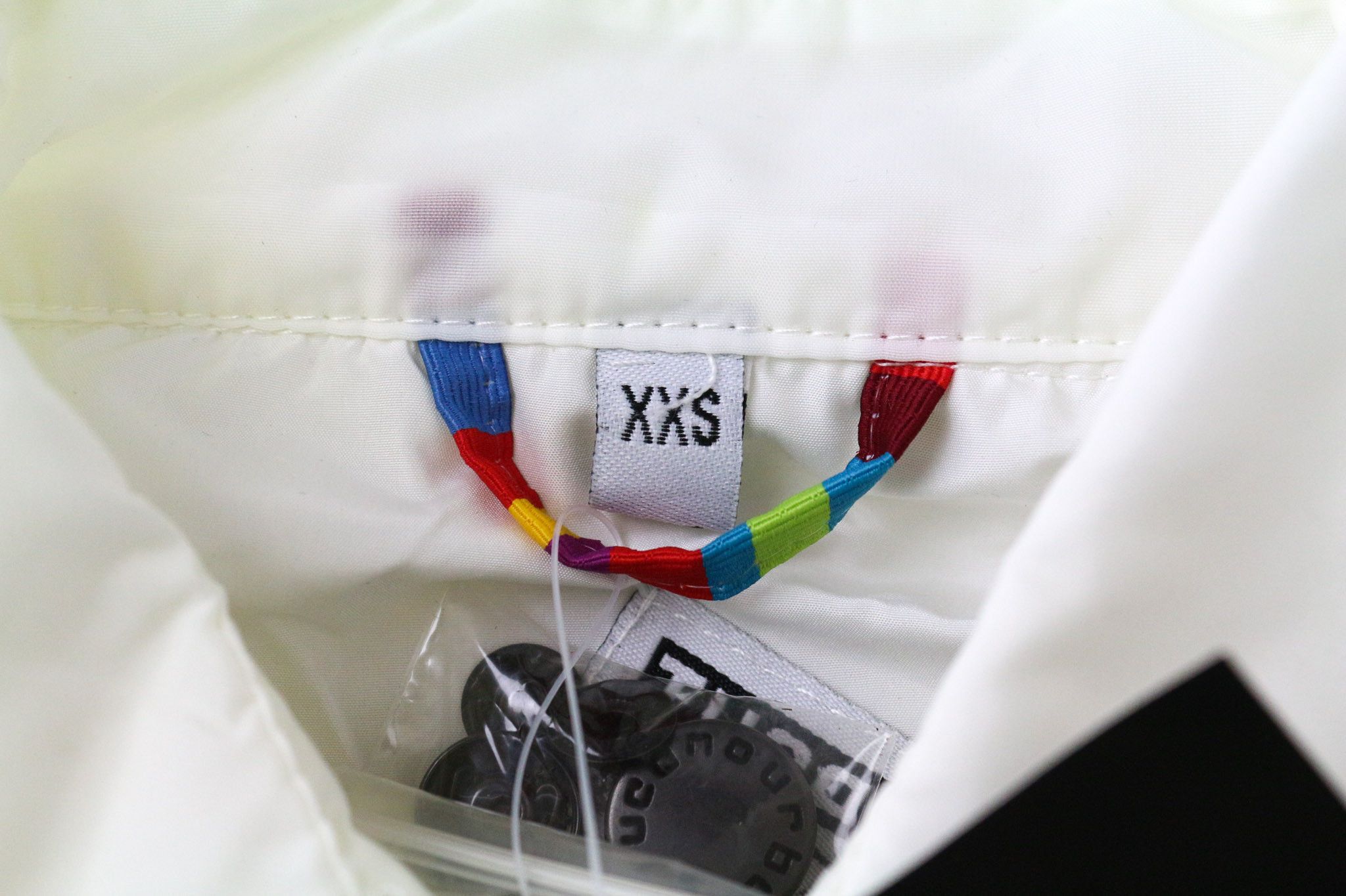 Other LORI 2XS Off-White Windproof Moto Jacket 74439 Size XXS / US 00 / IT 34 - 6 Thumbnail