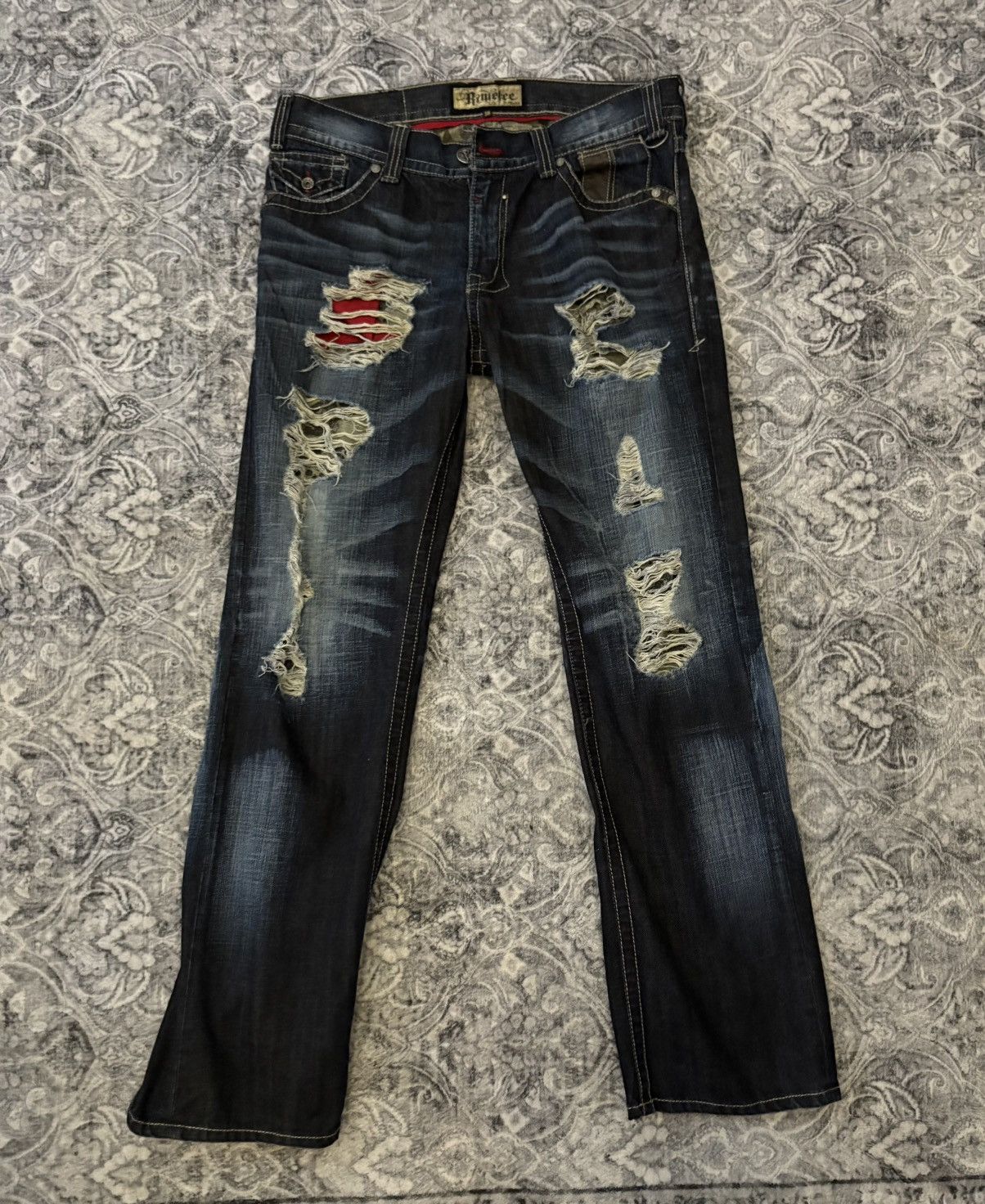Other Ripped remetee denim Size US 36 / EU 52 - 8 Thumbnail