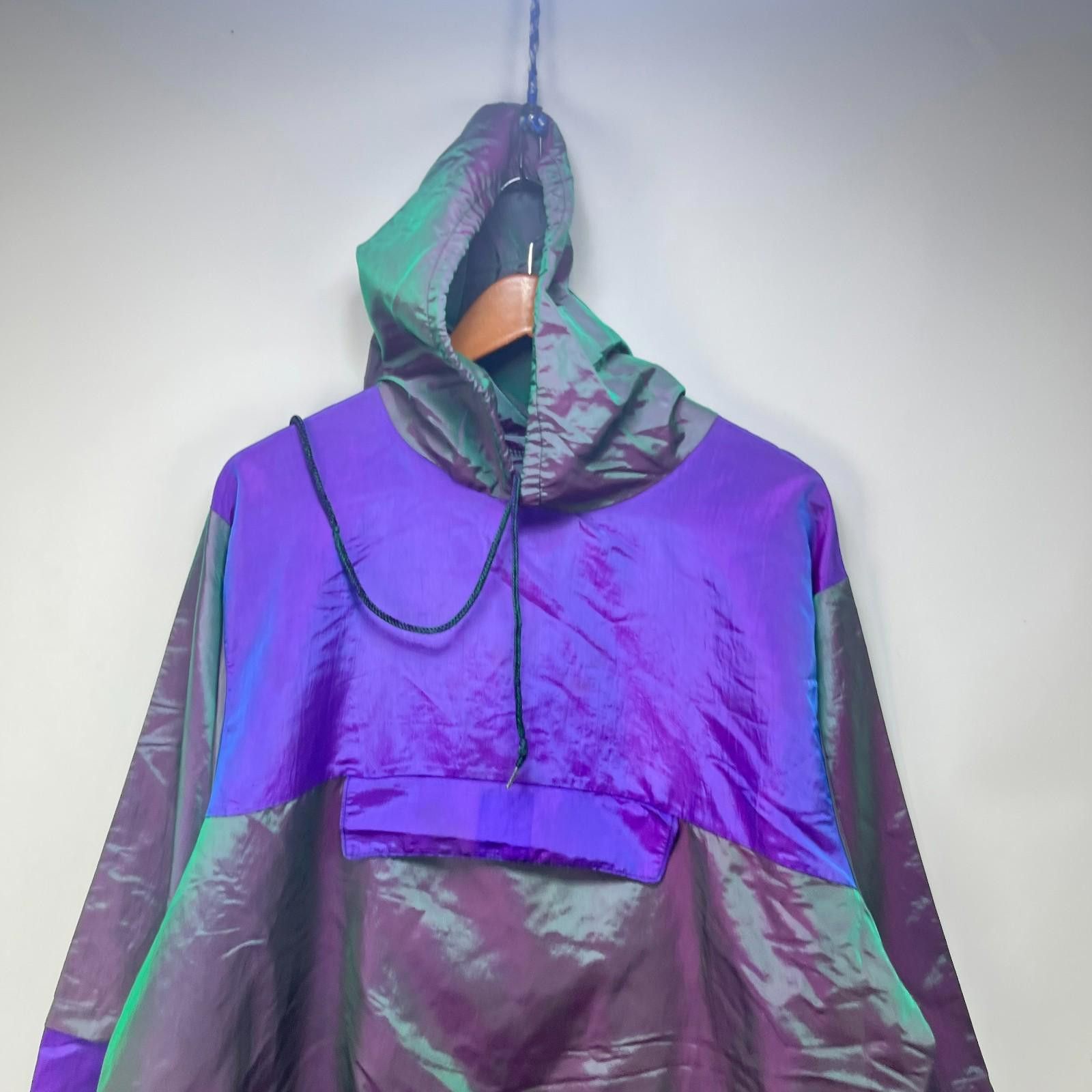Wish Me Luck Vintage 90s Wise Guy Surf Style Anorak Jacket One Size Size US L / EU 52-54 / 3 - 2 Thumbnail